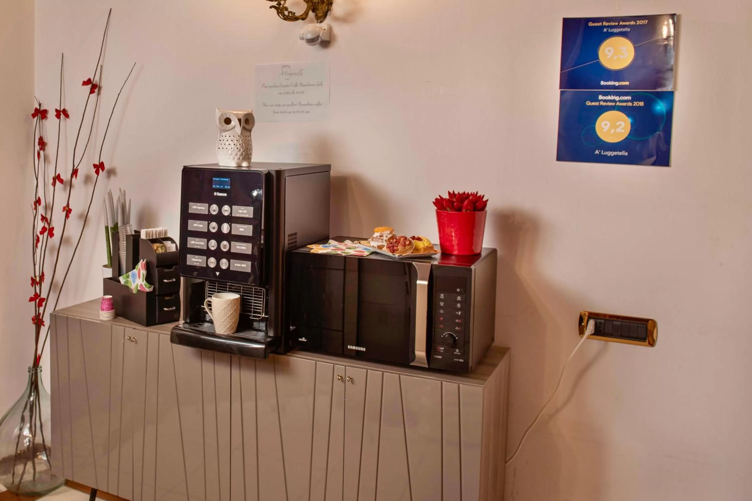 Coffee/tea facilities in A'Luggetella