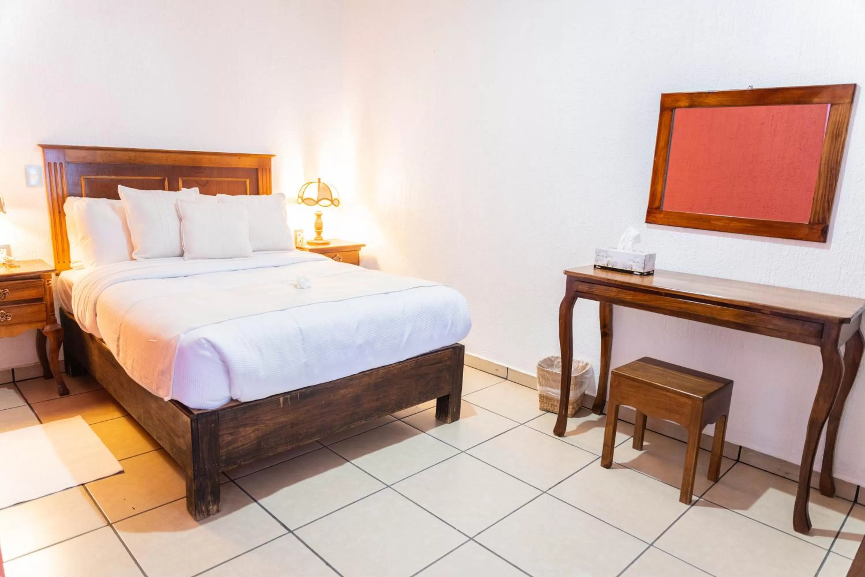 Bed in Casa Graciela Hotel Pátzcuaro