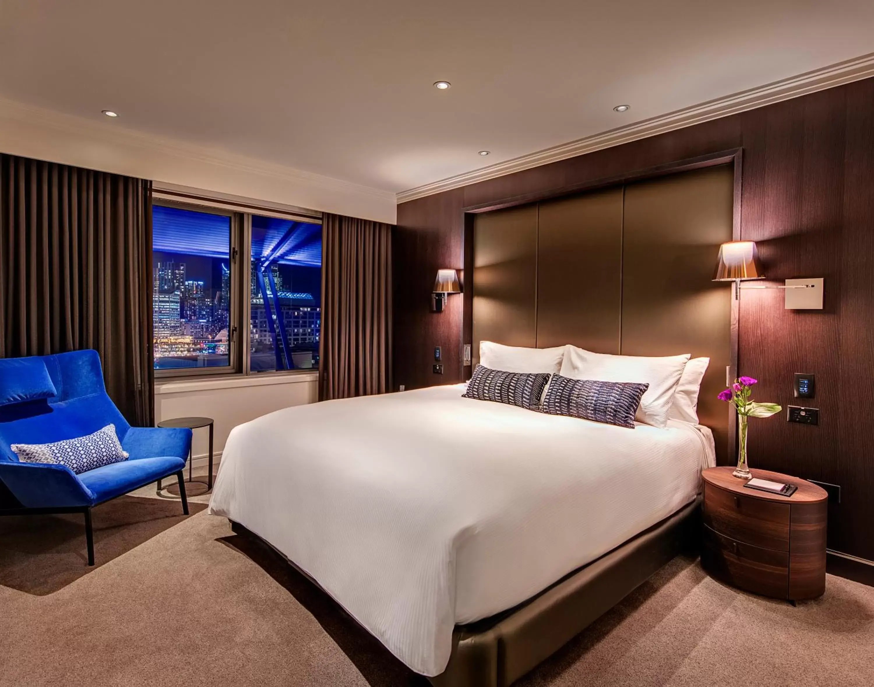 Bedroom in The Star Grand Hotel and Residences Sydney