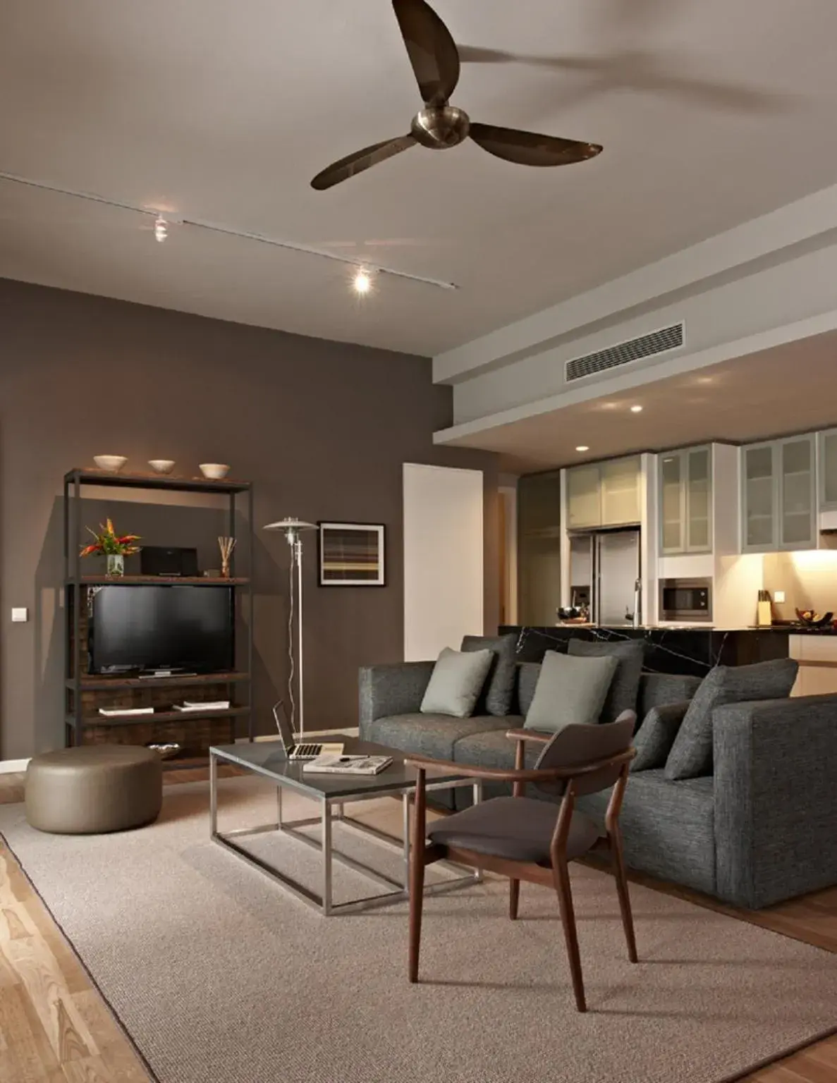 Living room, Seating Area in E&O Residences Kuala Lumpur