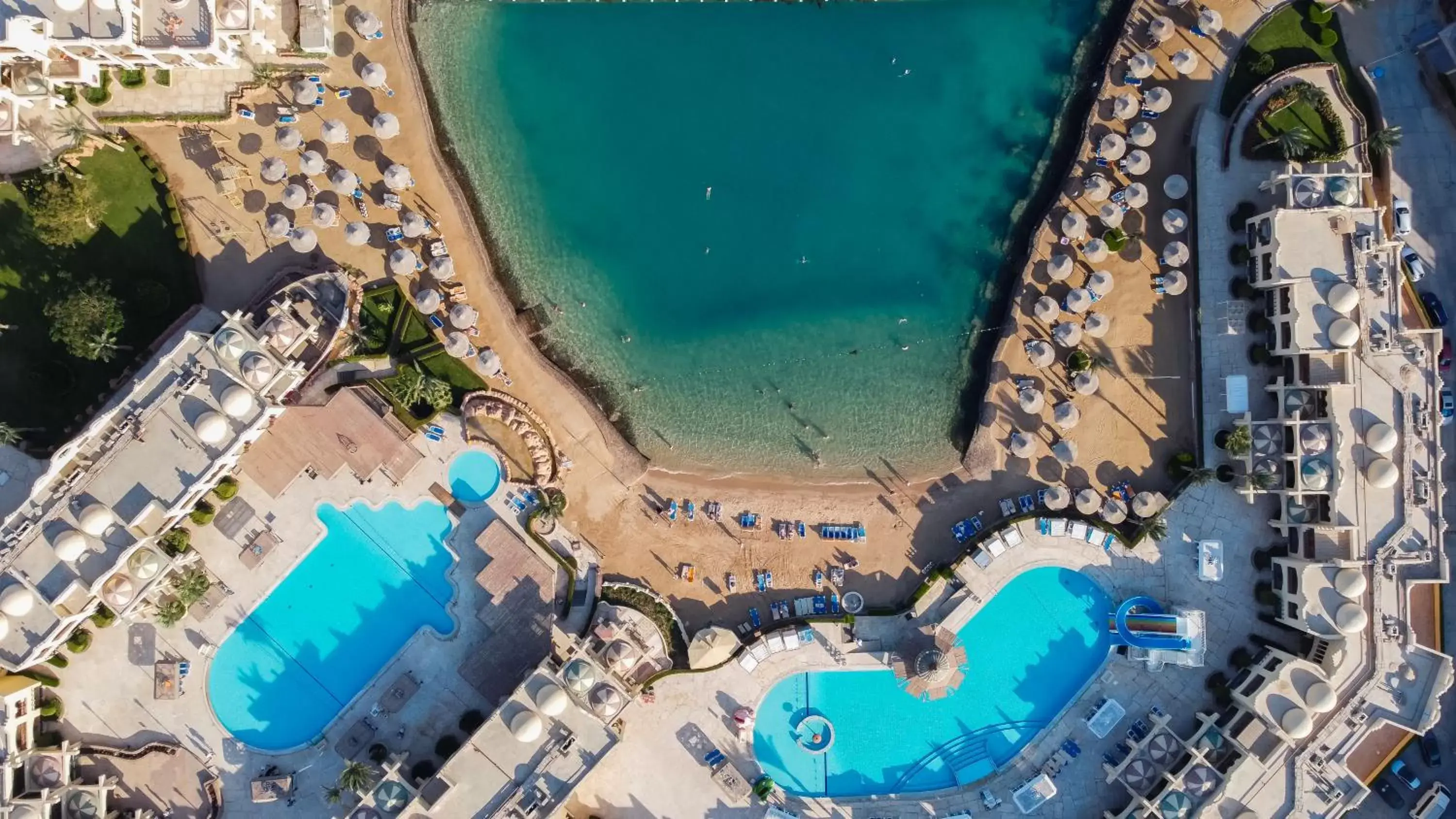 Bird's-eye View in Sunny Days El Palacio Resort & Spa