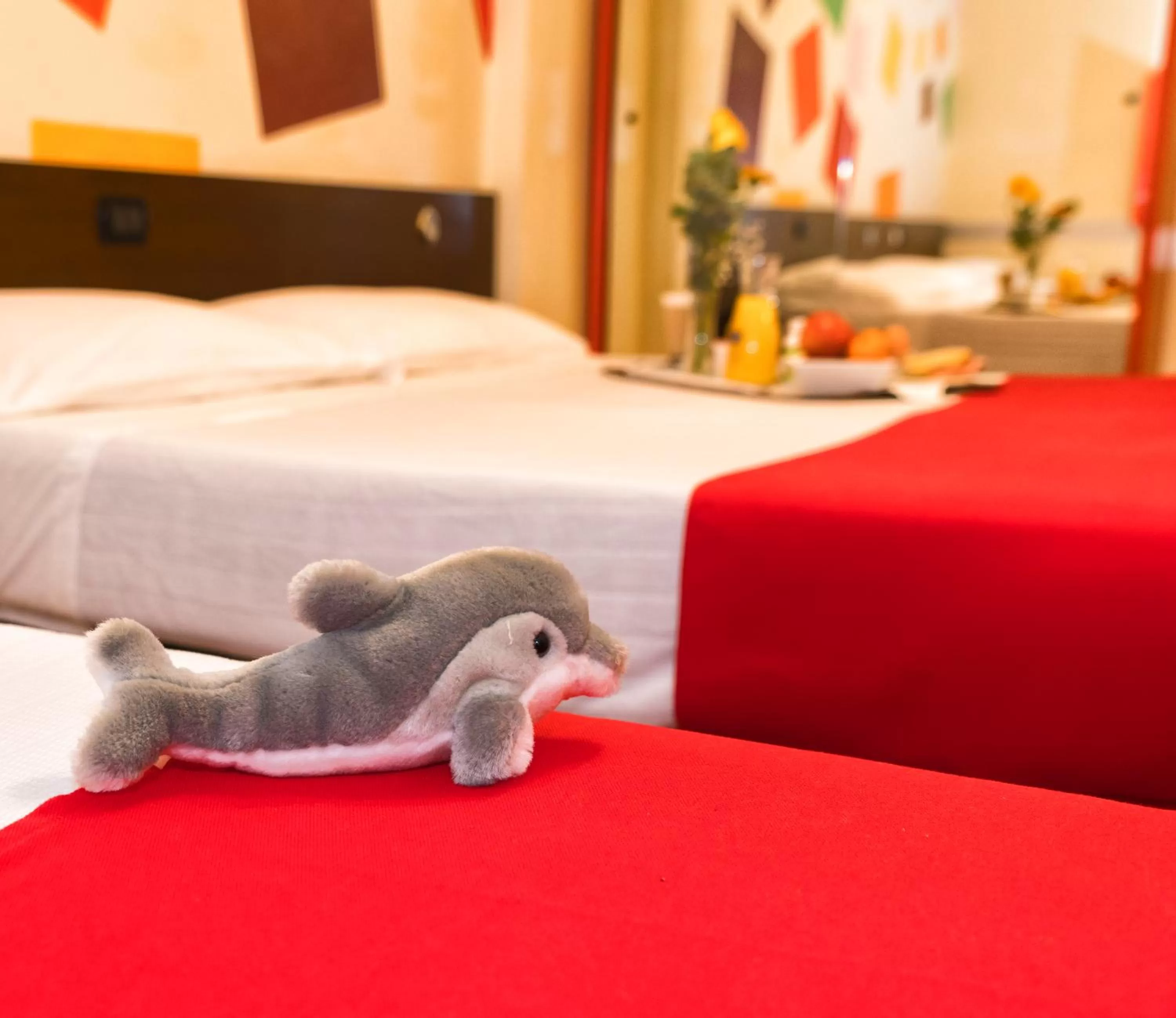 Bed in Hotel Cairoli