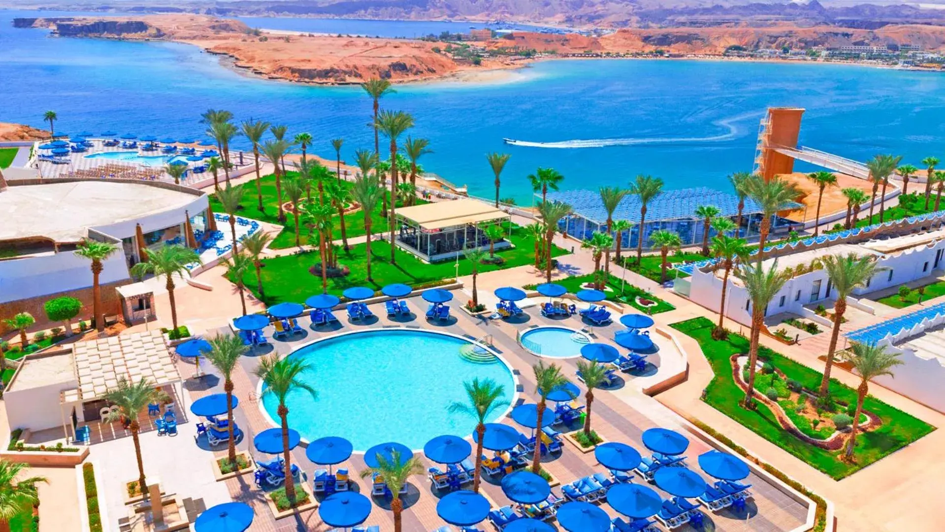 Bird's eye view, Pool View in Albatros Sharm Resort - By Pickalbatros