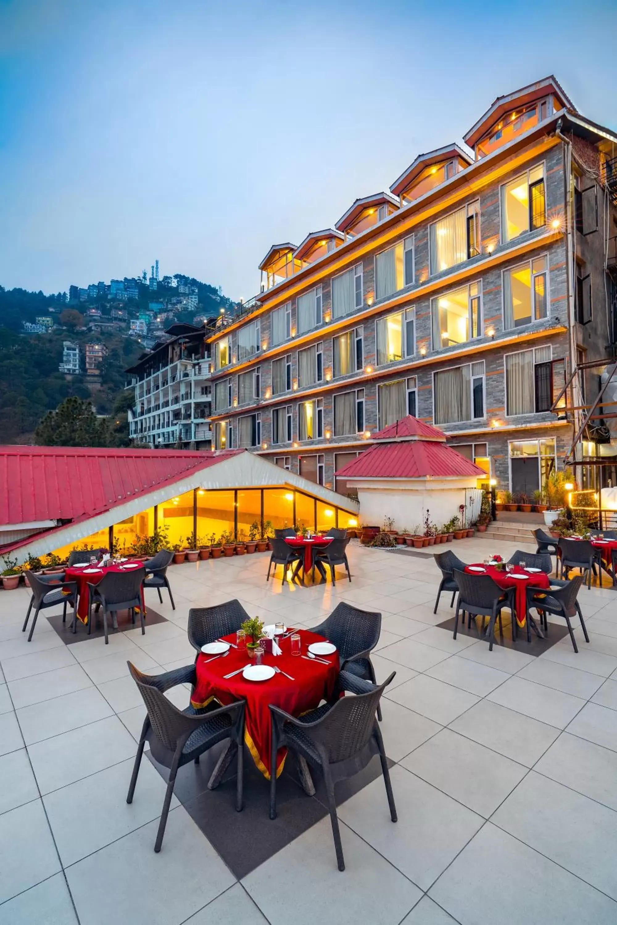 Balcony/Terrace in Snow Valley Resorts Shimla
