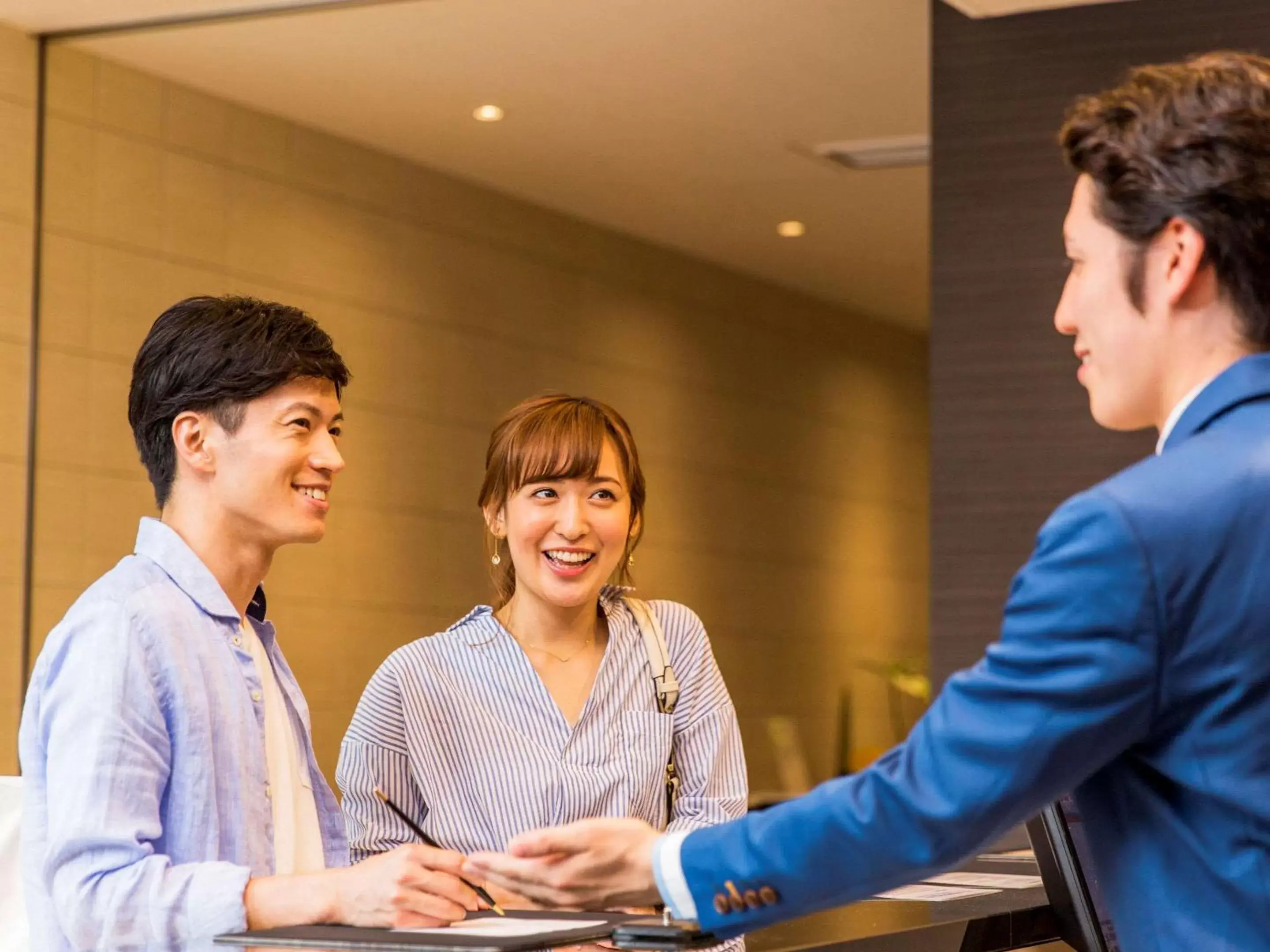 Lobby or reception in Comfort Inn Fukuoka Tenjin