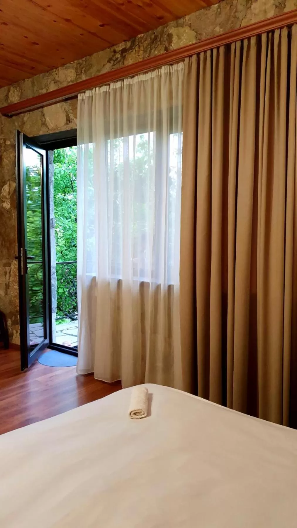 Bed in Guest House Ijevan's Garden