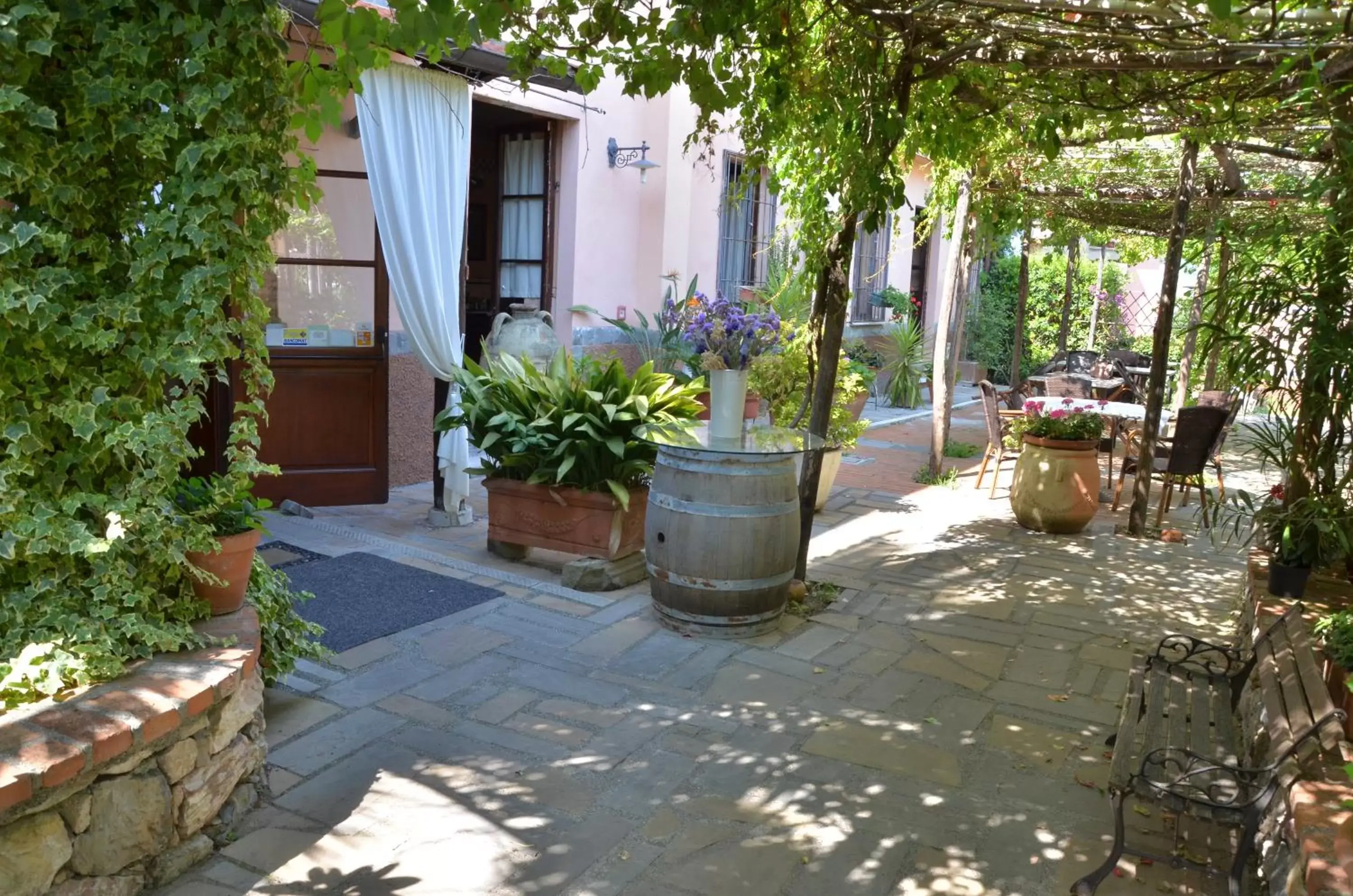 Patio in Locanda Dal Moccia