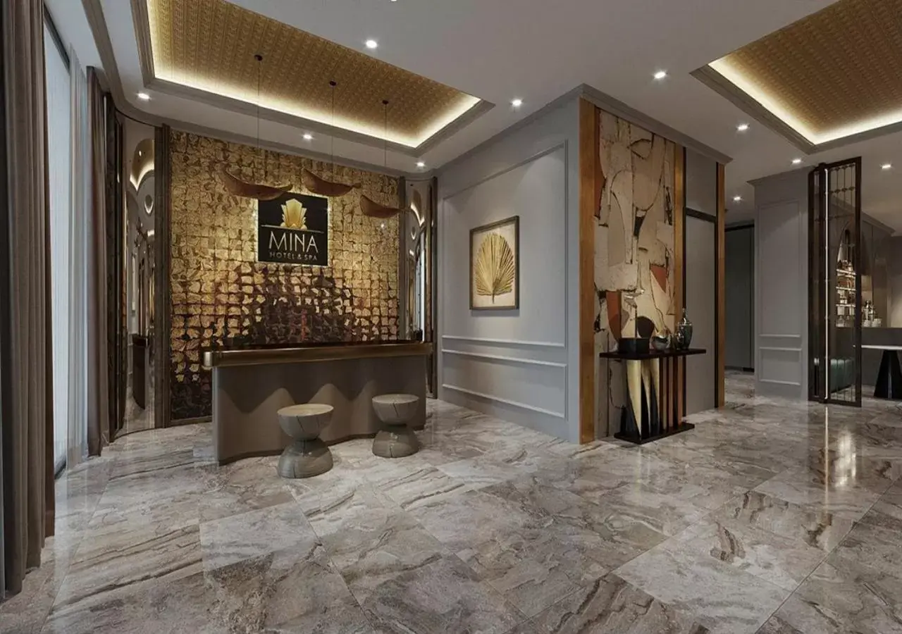 Lobby or reception in Minasi Hotel & Spa Lobby or reception in Minasi Hotel & Spa