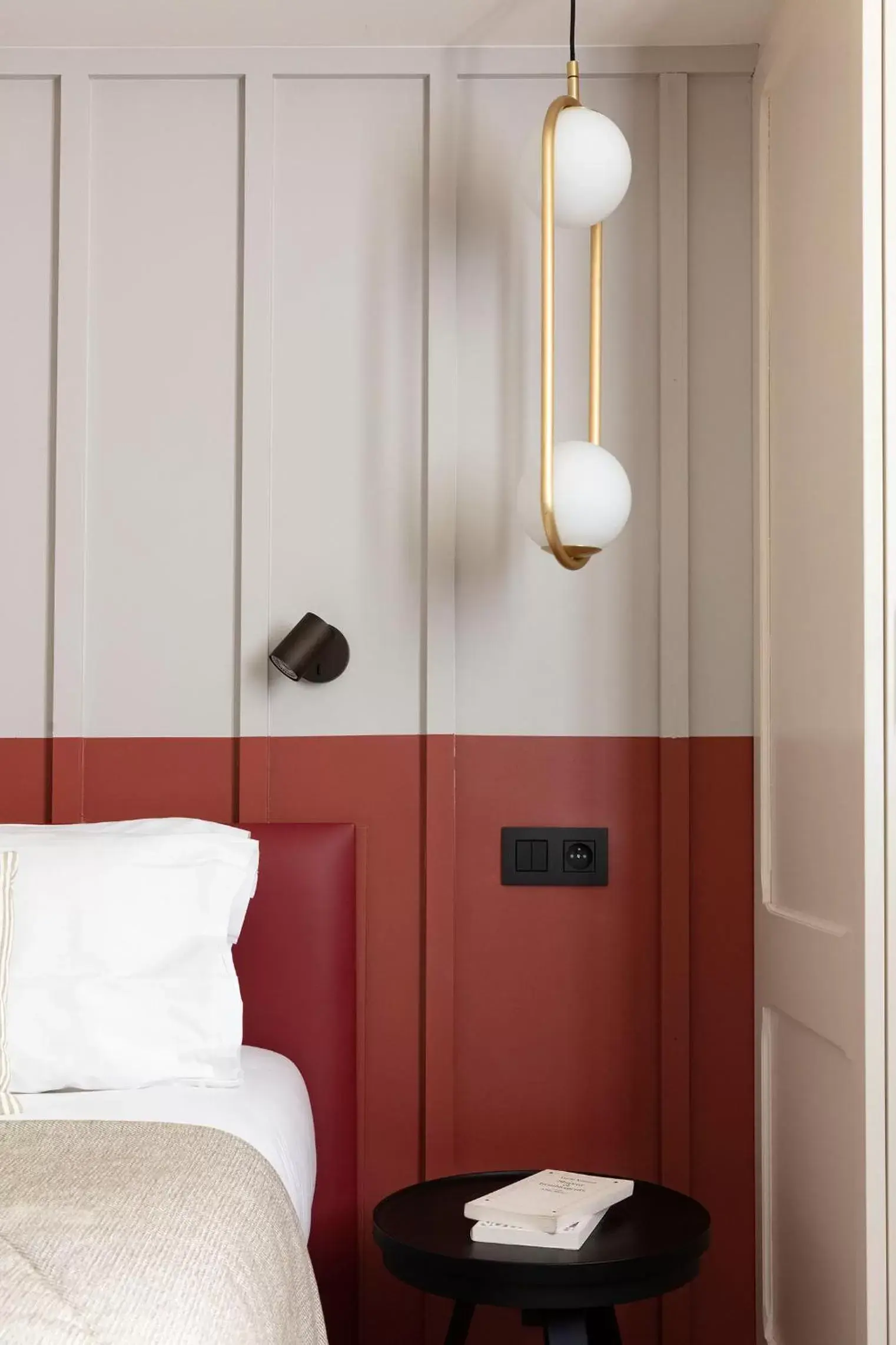 Decorative detail, Bed in Hotel Bastille Speria Decorative detail, Bed in Hotel Bastille Speria