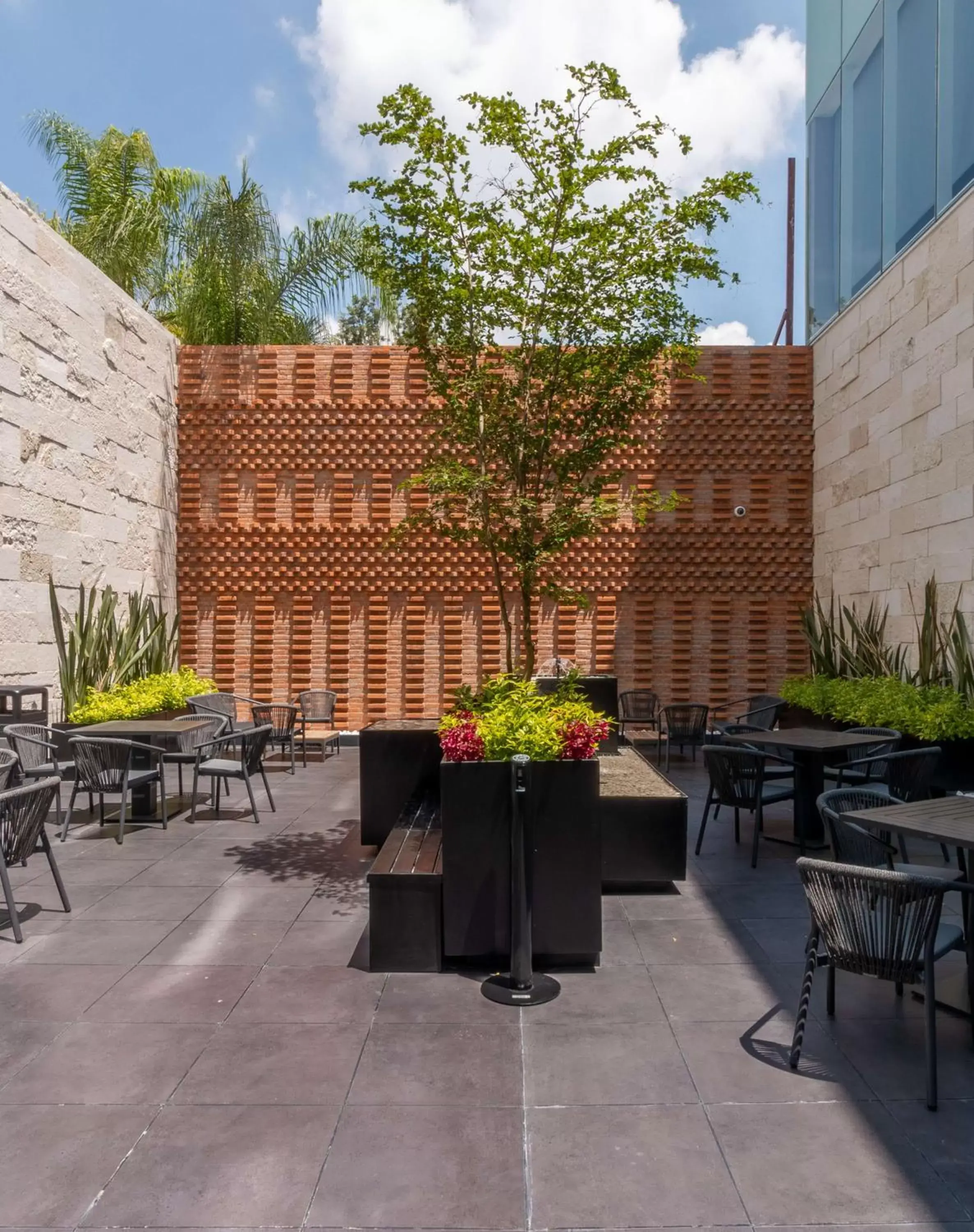 Patio in Hampton by Hilton Aguascalientes Downtown