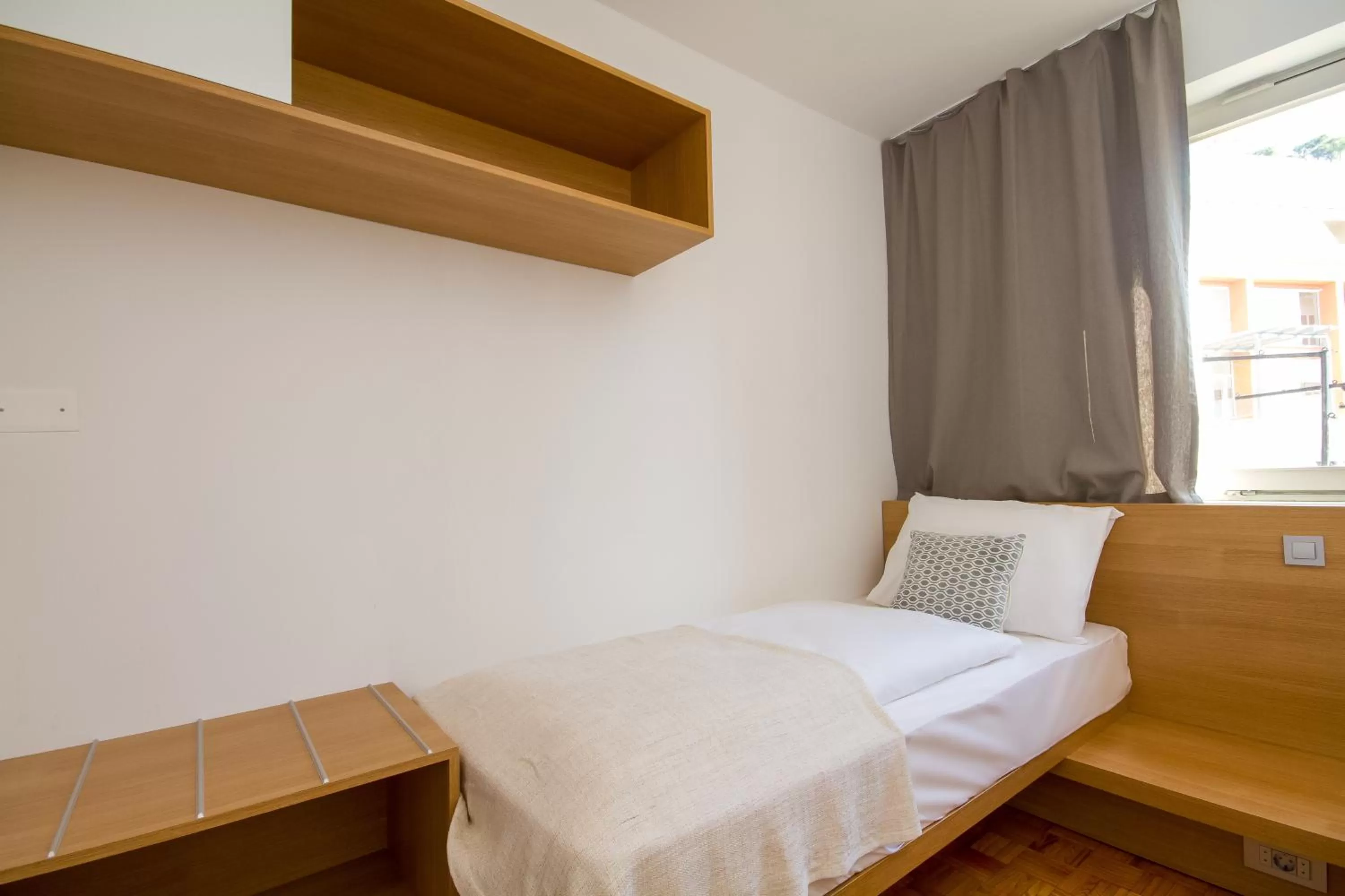 Bedroom, Bed in Forgotten Garden Apartments Portoroz