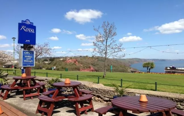 Seating area in Babbacombe Royal Hotel and Carvery