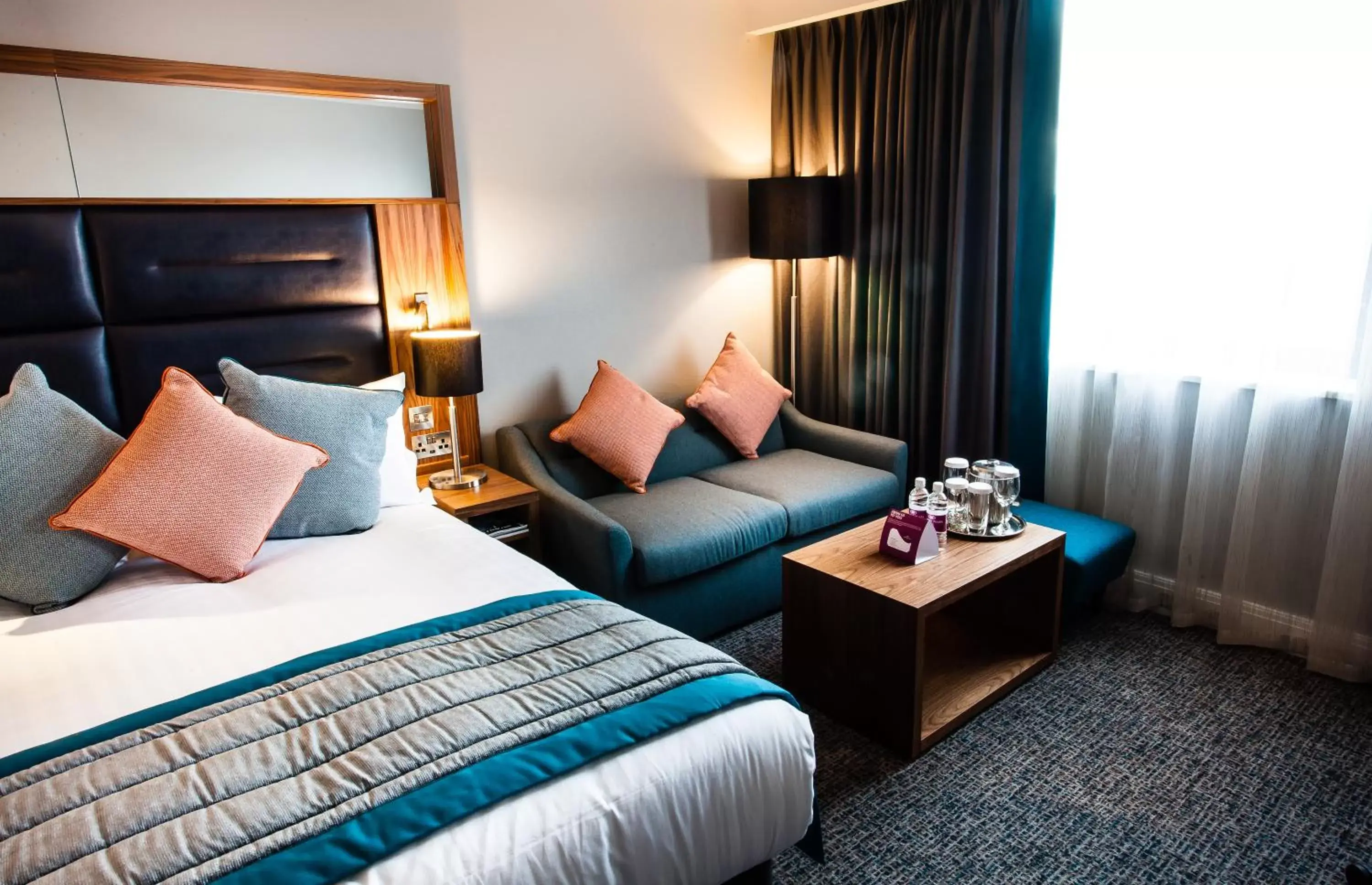Bedroom, Bed in Crowne Plaza Leeds, an IHG Hotel