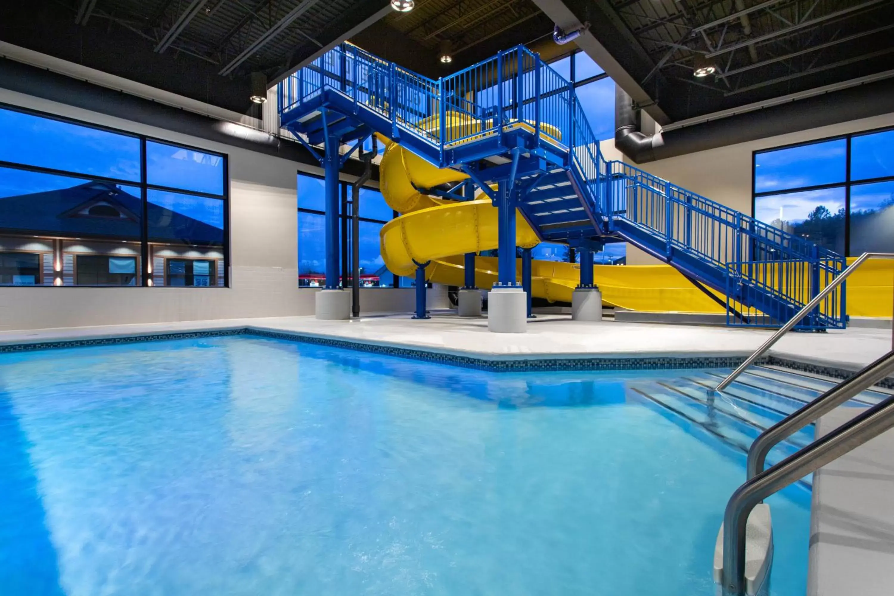 Swimming pool, Water Park in Microtel Inn & Suites by Wyndham Mont Tremblant