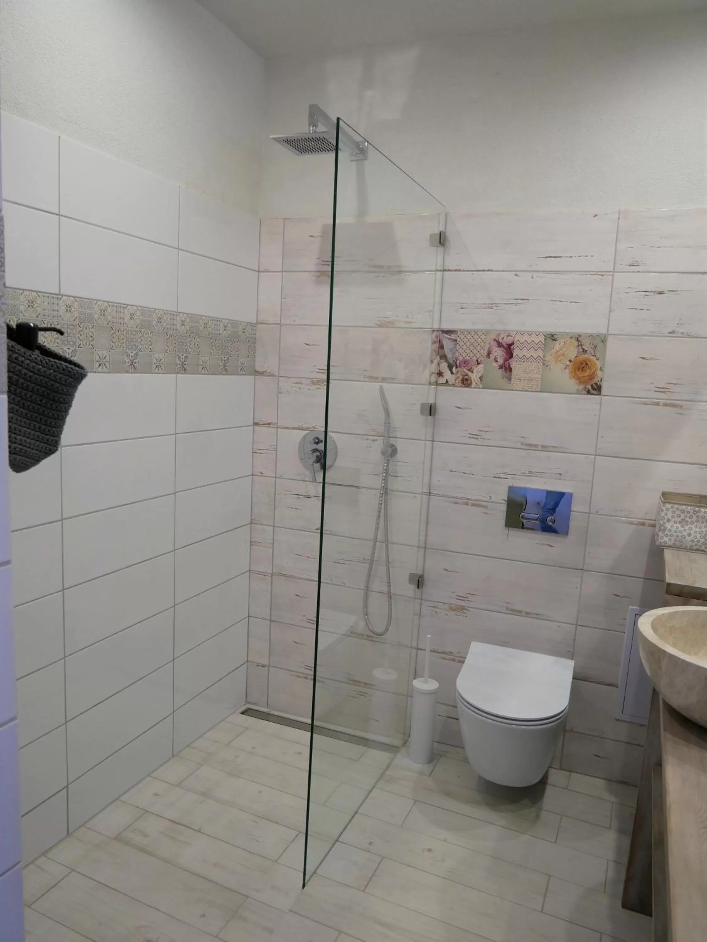 Shower in Egria Apartments