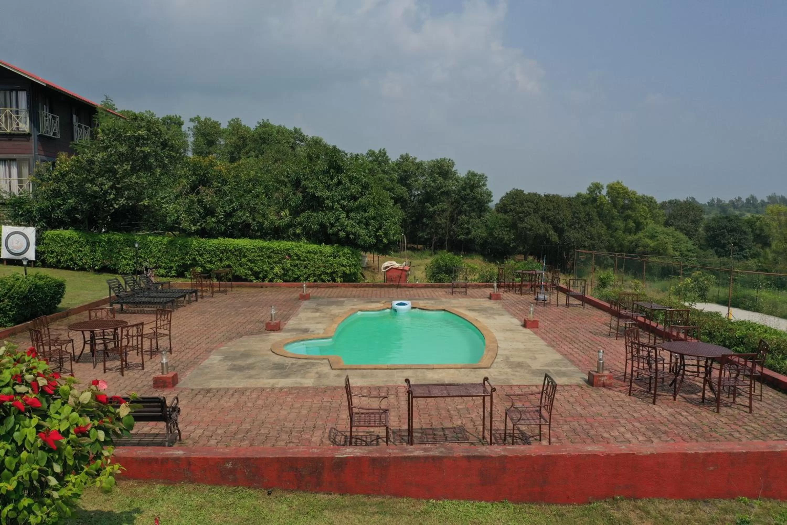 Swimming pool in Jayshin Lake Vaitarna Resort - Igatpuri