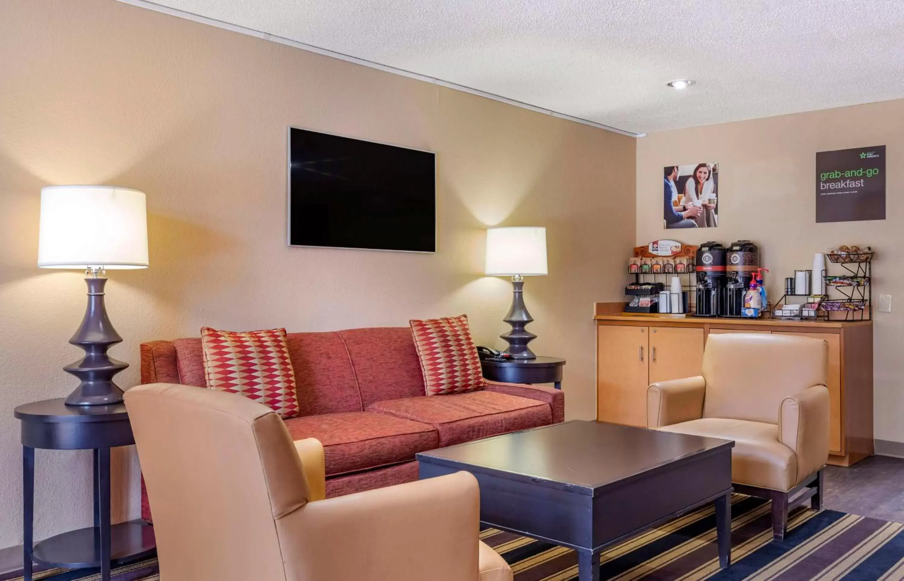 Lobby or reception, Seating Area in Extended Stay America Suites - San Antonio - Colonnade - Medical
