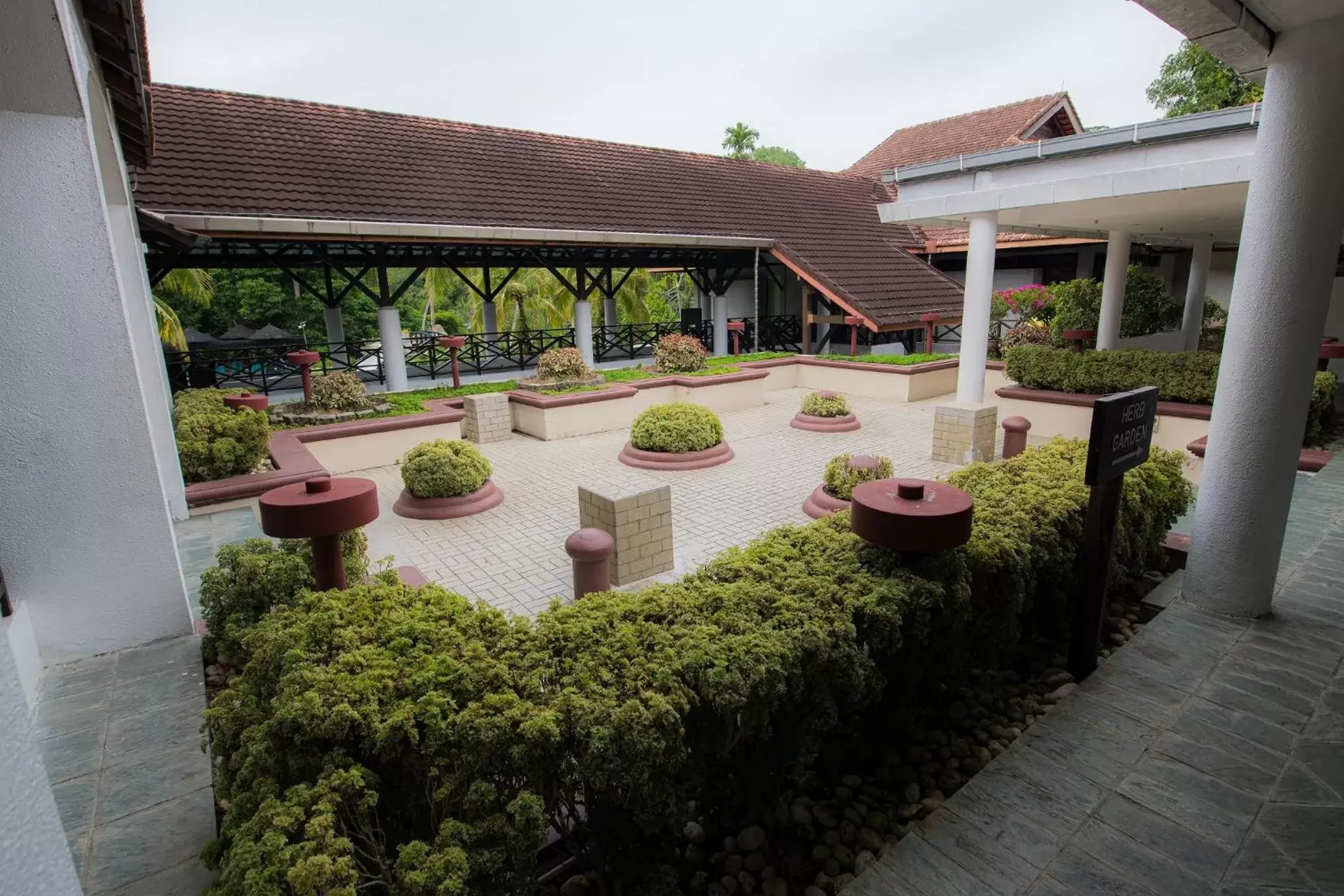 Garden in Sabah Hotel