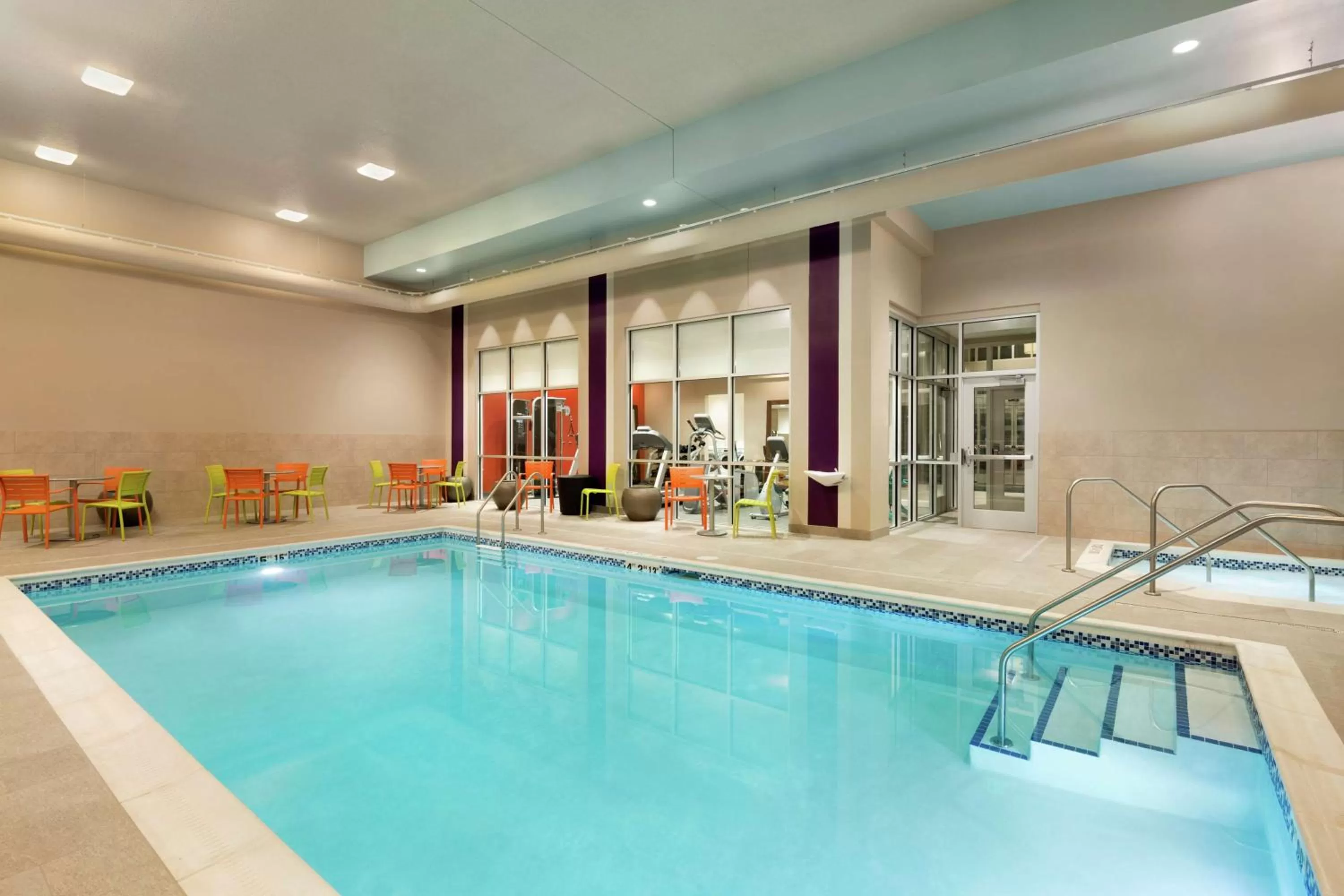 Pool view in Home2 Suites by Hilton Minneapolis Bloomington