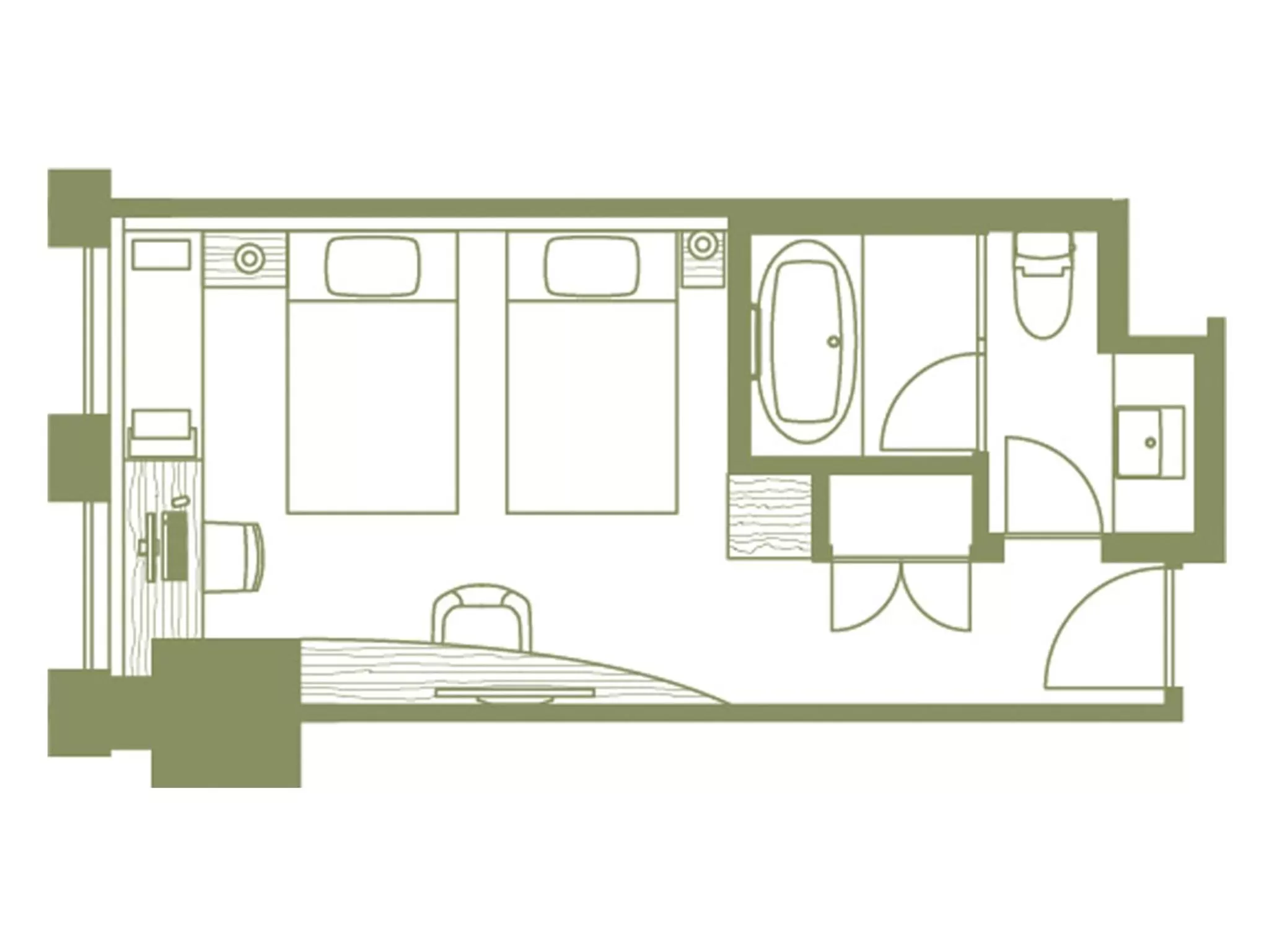 Photo of the whole room in Nagoya JR Gate Tower Hotel