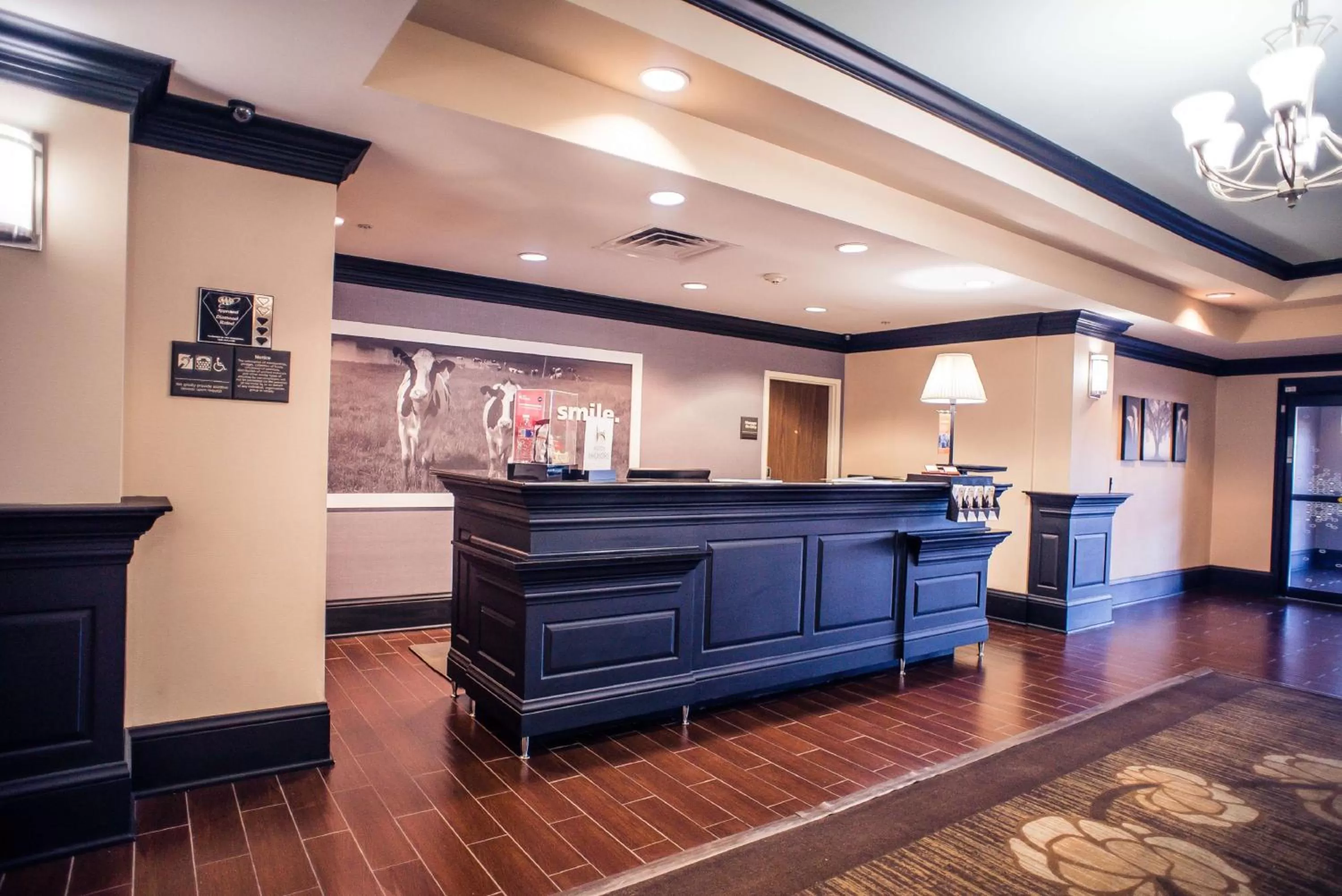 Lobby or reception in Hampton Inn - Monticello