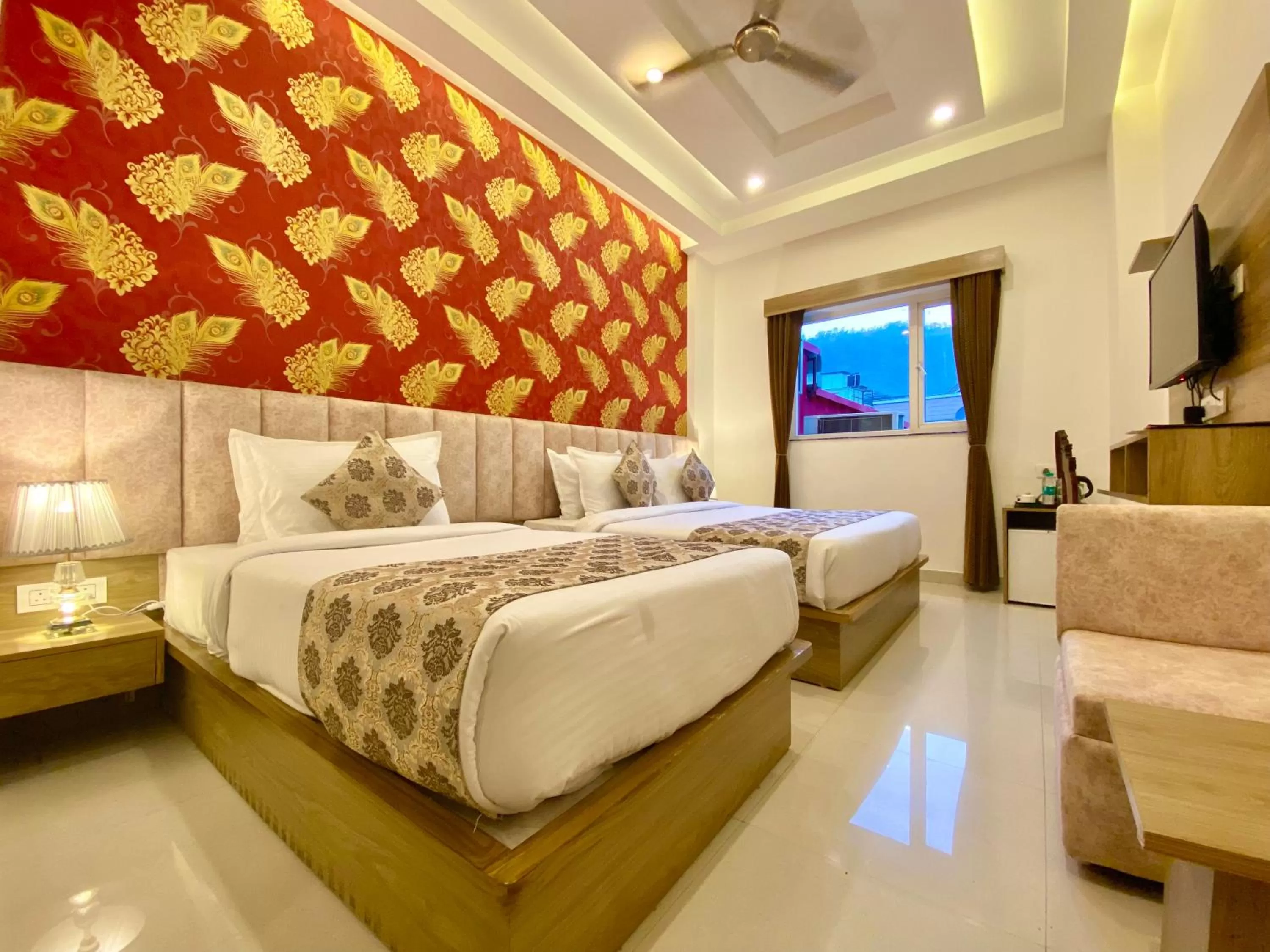 Bed in Arogyadham Wellness Retreat