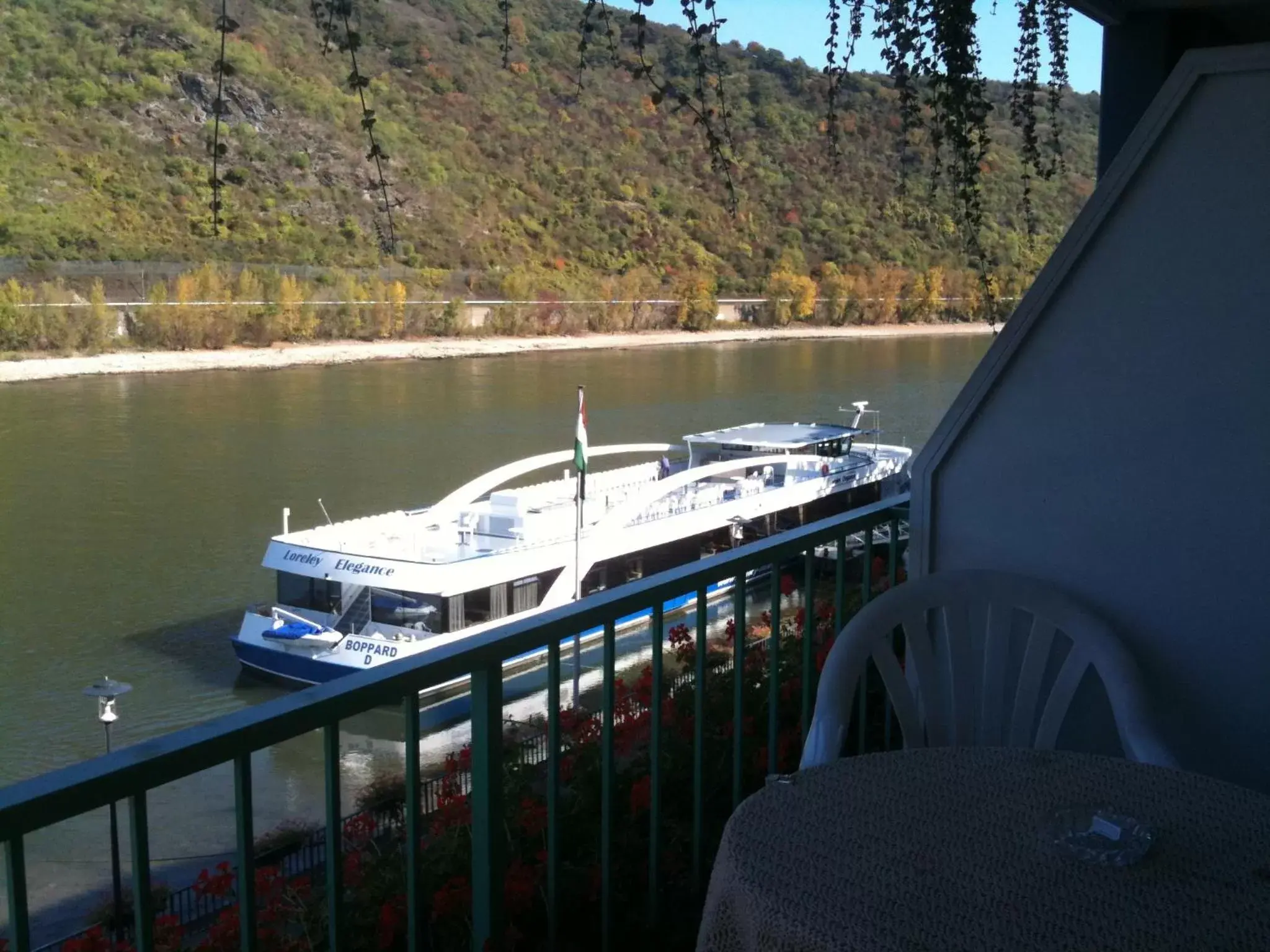 Balcony/Terrace in Hotel Rheinlust