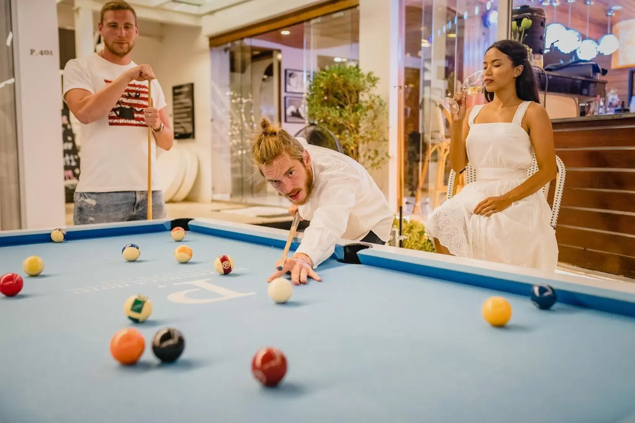 Activities, Billiards in The Privilege Hotel Ezra Beach Club