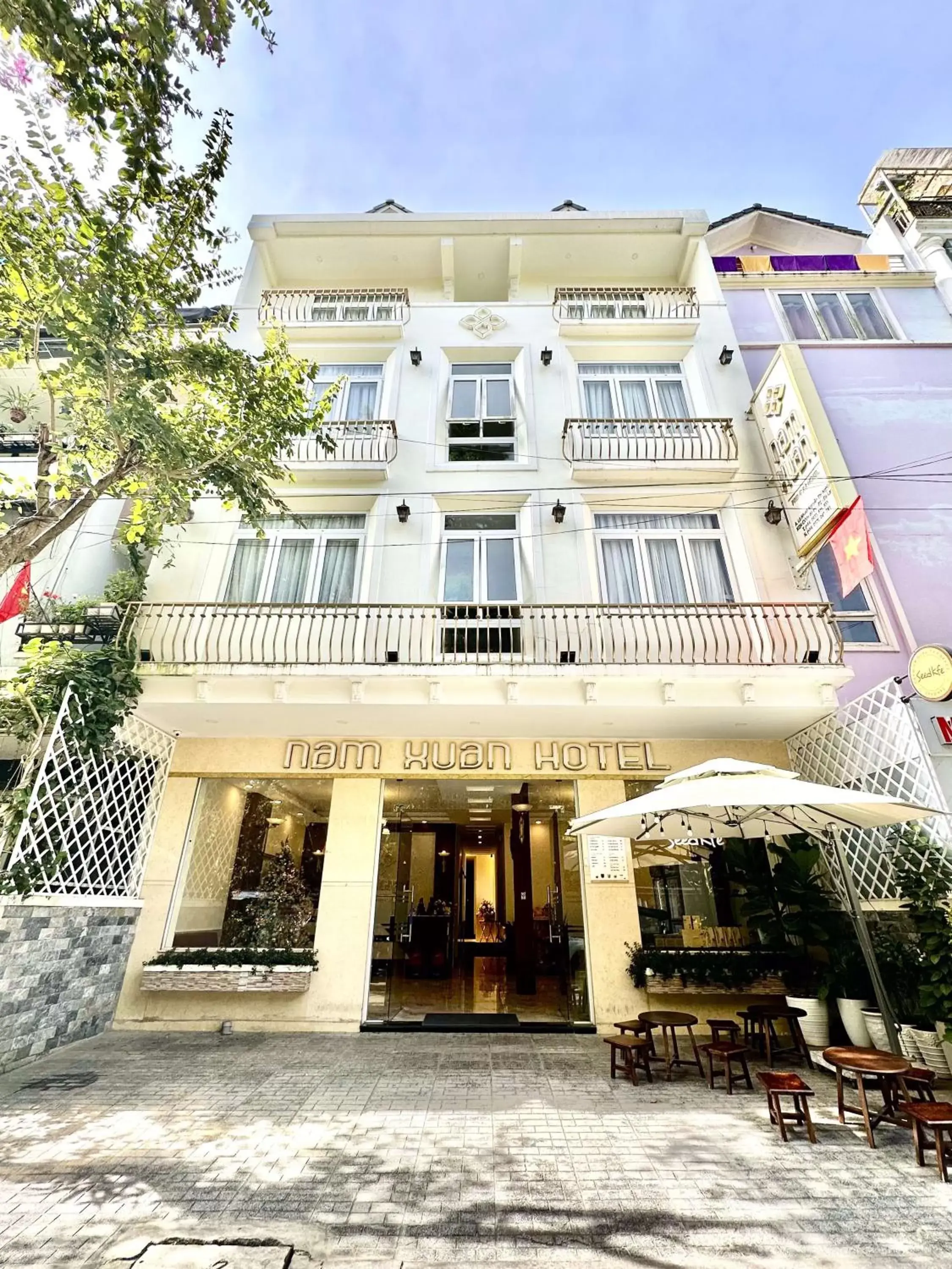 Facade/entrance, Property Building in Nam Xuan Premium Hotel