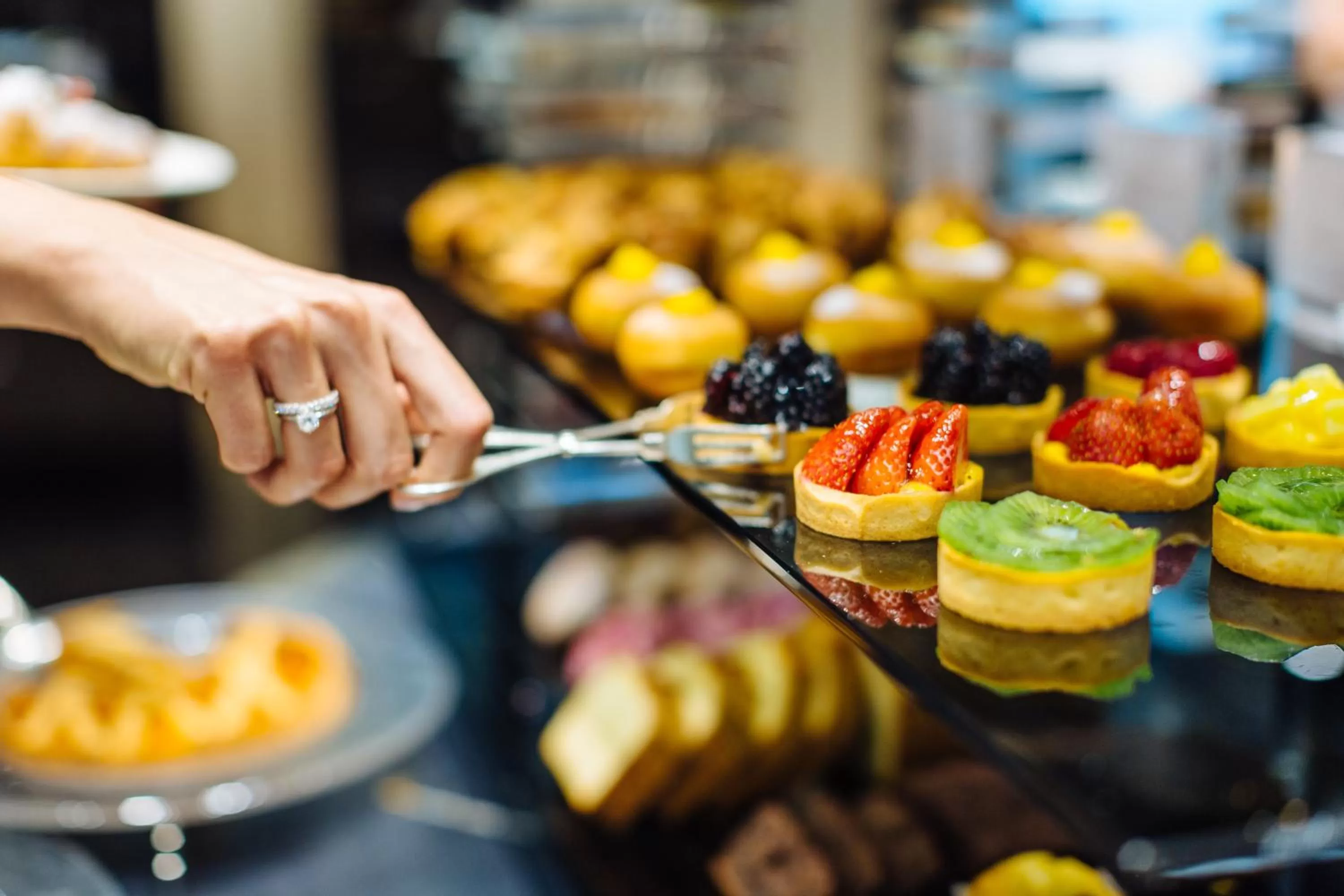 Continental breakfast in Excelsior Hotel Gallia, a Luxury Collection Hotel, Milan