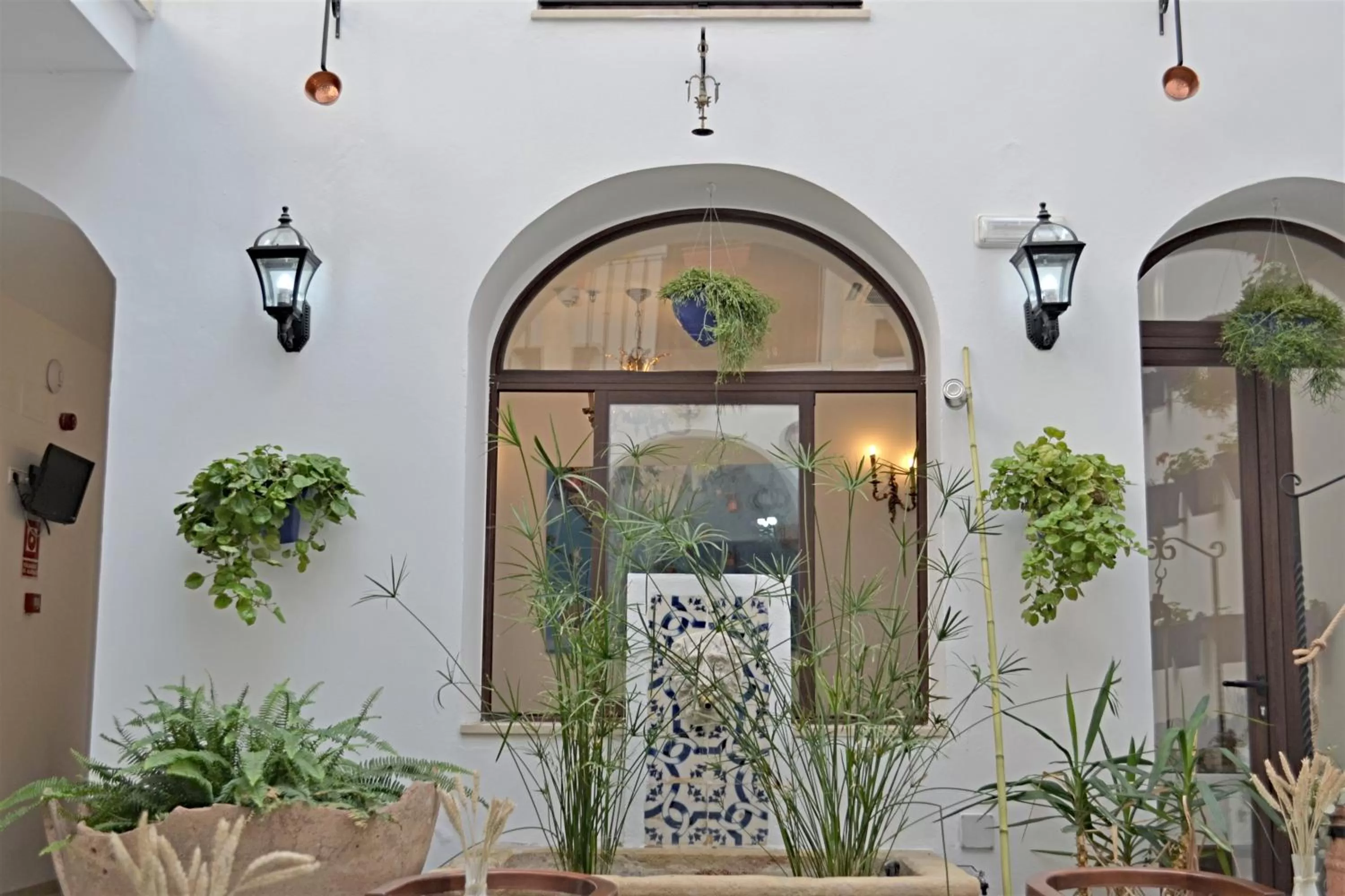 Patio in Hotel Marisa