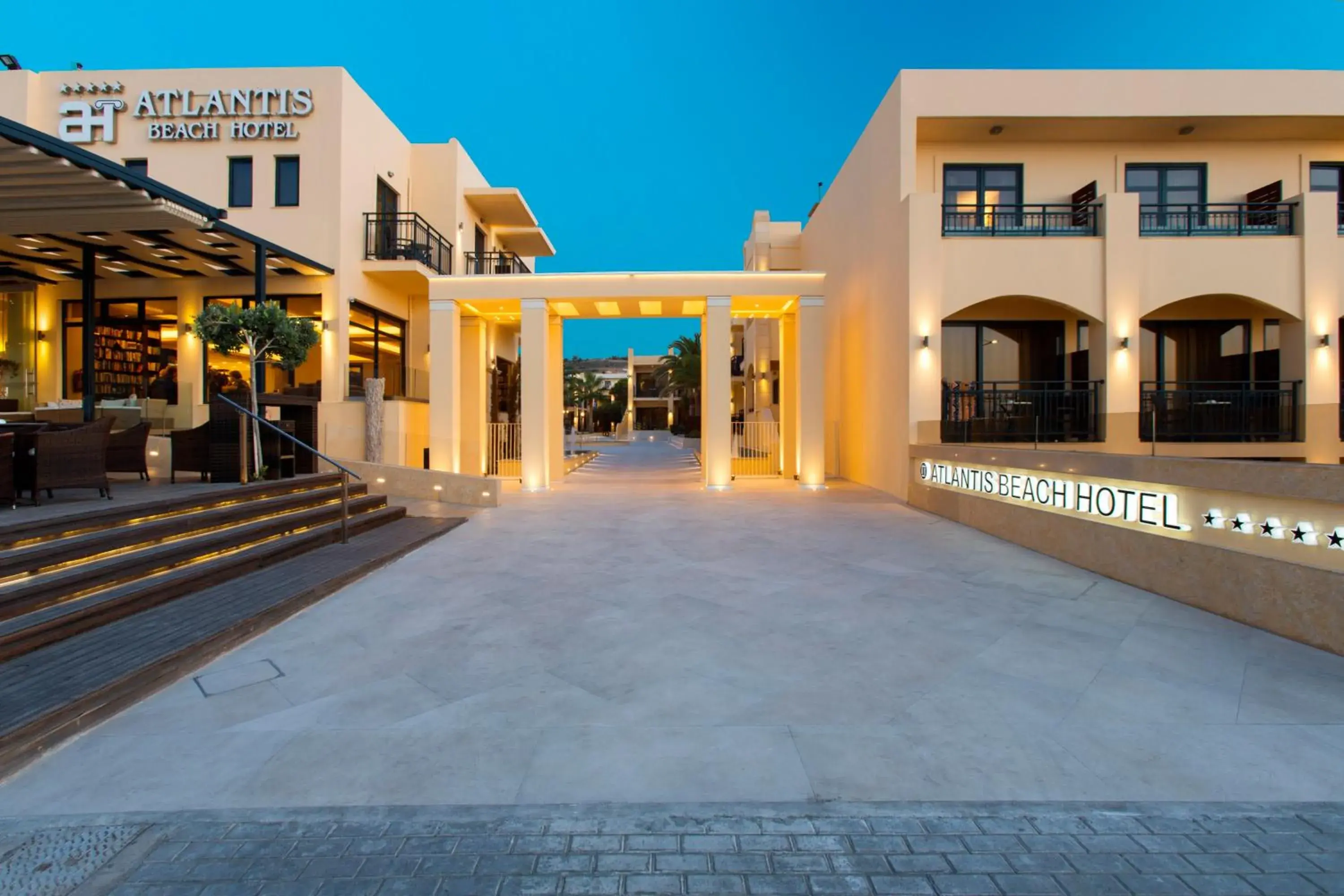 Facade/entrance, Property Building in Atlantis Beach Hotel