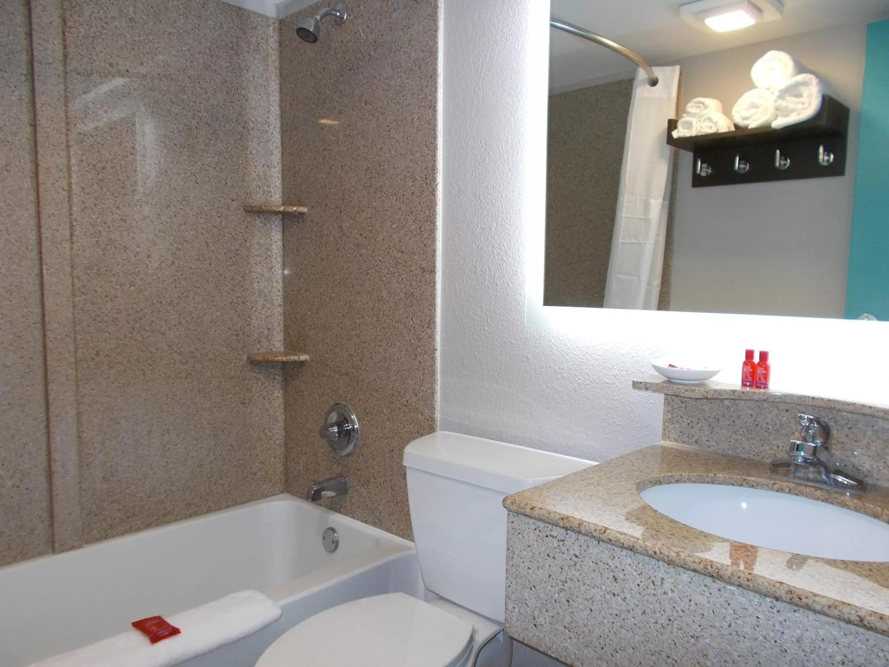 Shower, Bathroom in SureStay Studio by Best Western Virginia Beach Oceanfront
