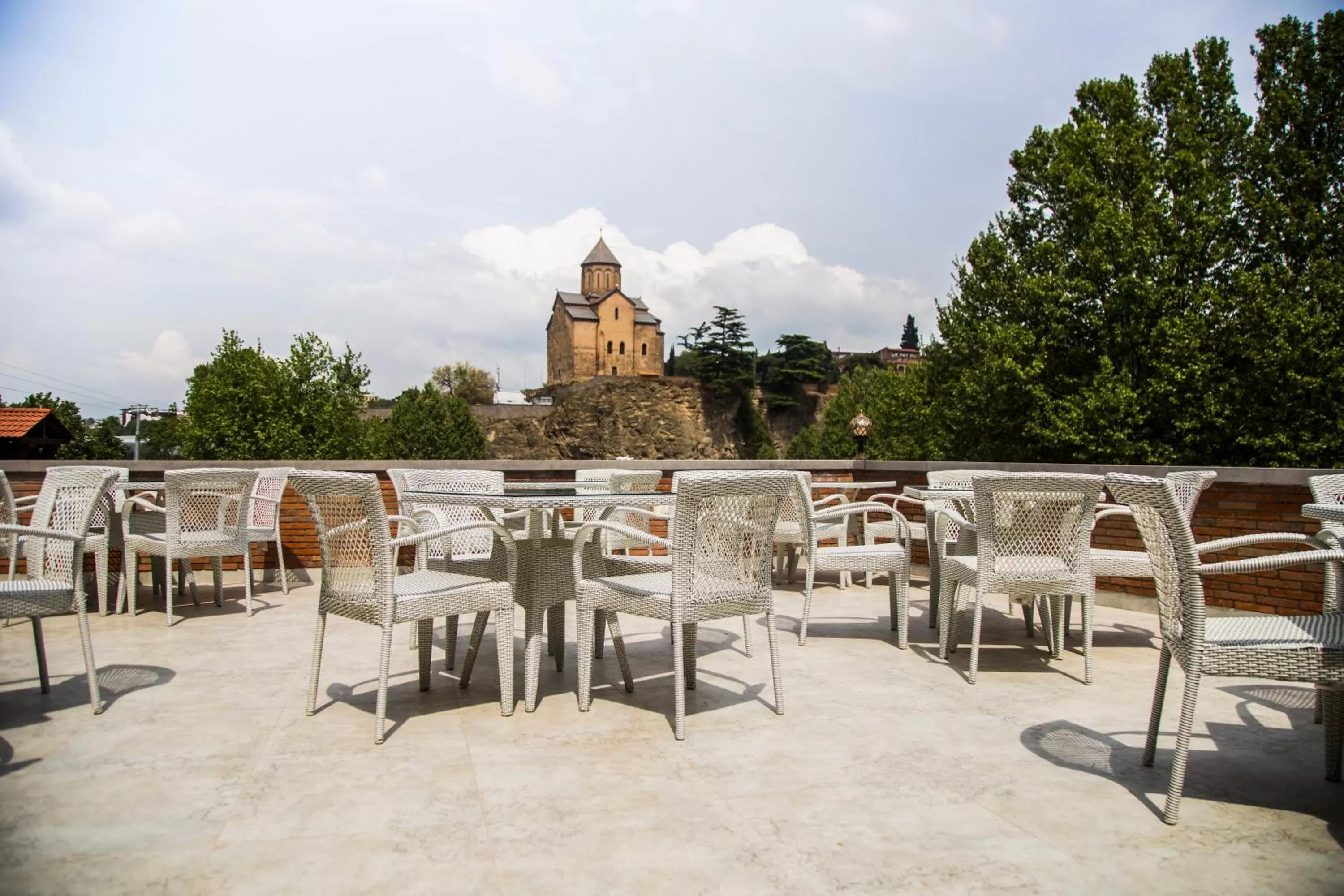 Patio in Hotel Aivani Old Tbilisi