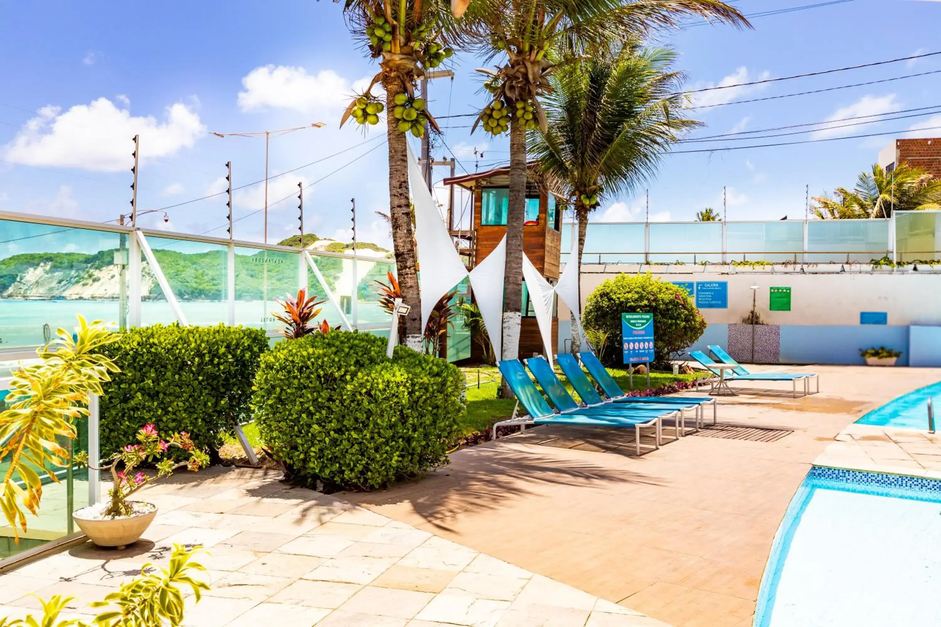 Pool view in Hotel Ponta Negra Beach Natal