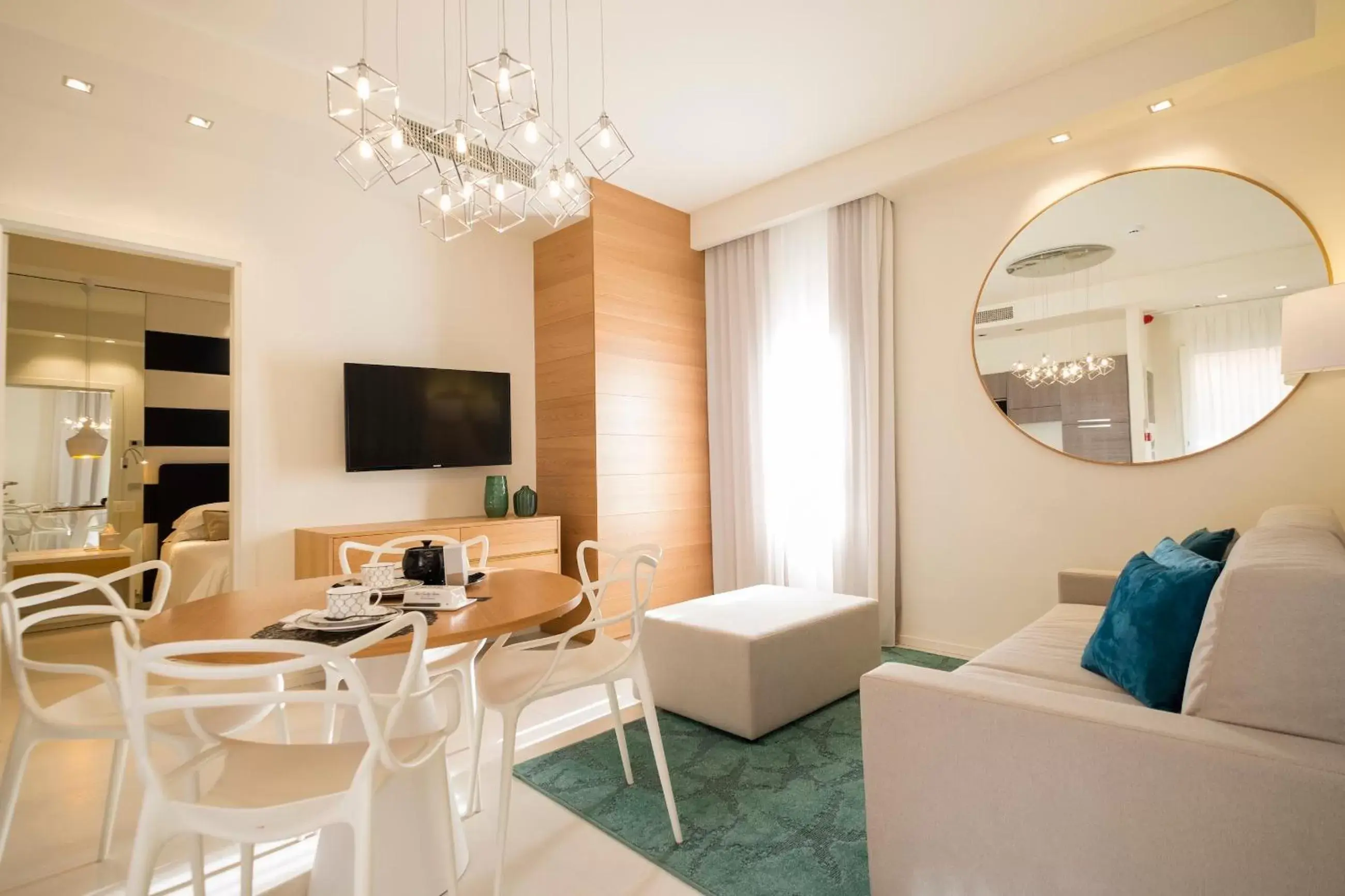 Living room, Seating Area in Metropol Ceccarini Suite