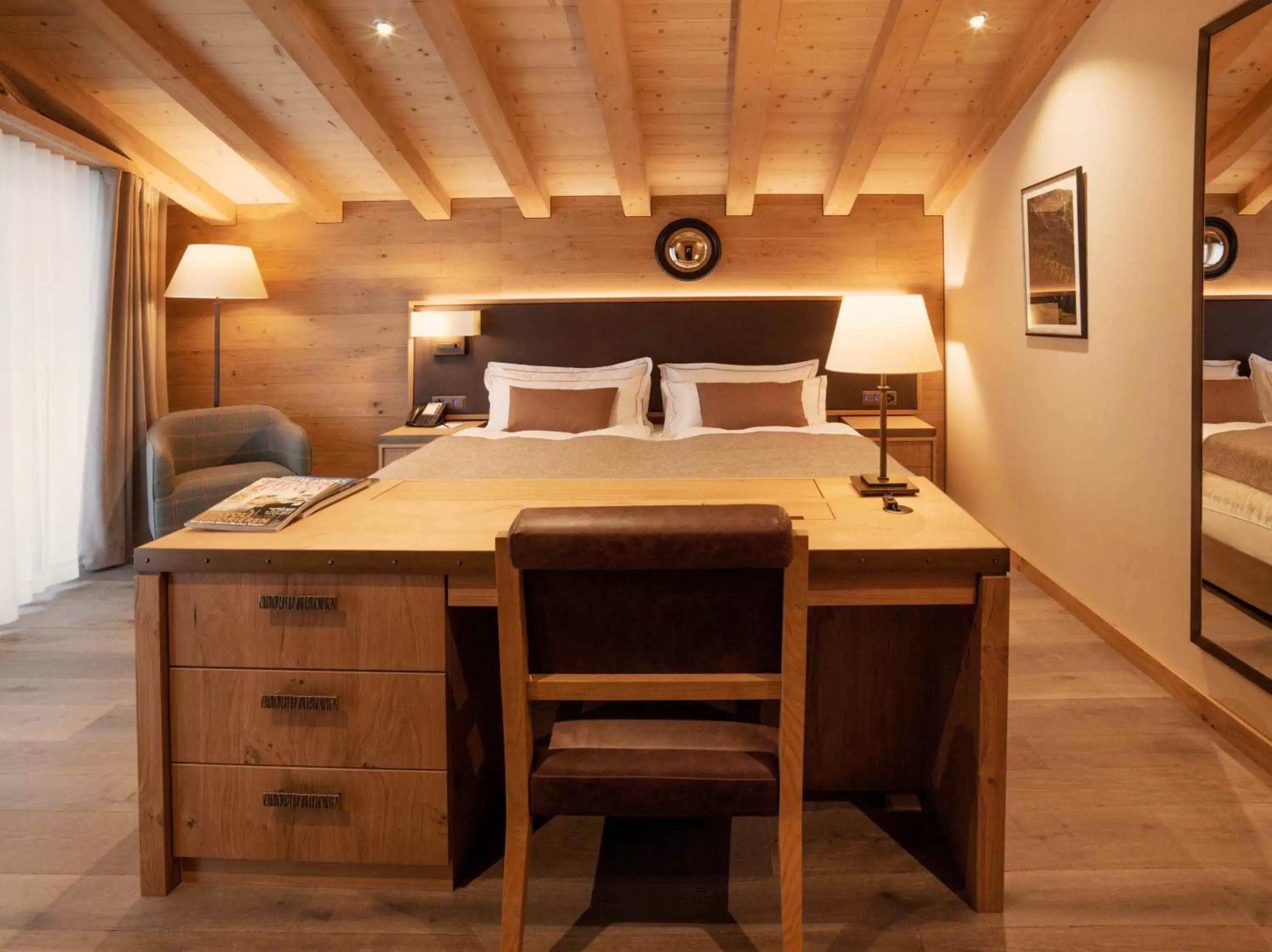 Bedroom, Bed in The Capra Saas-Fee