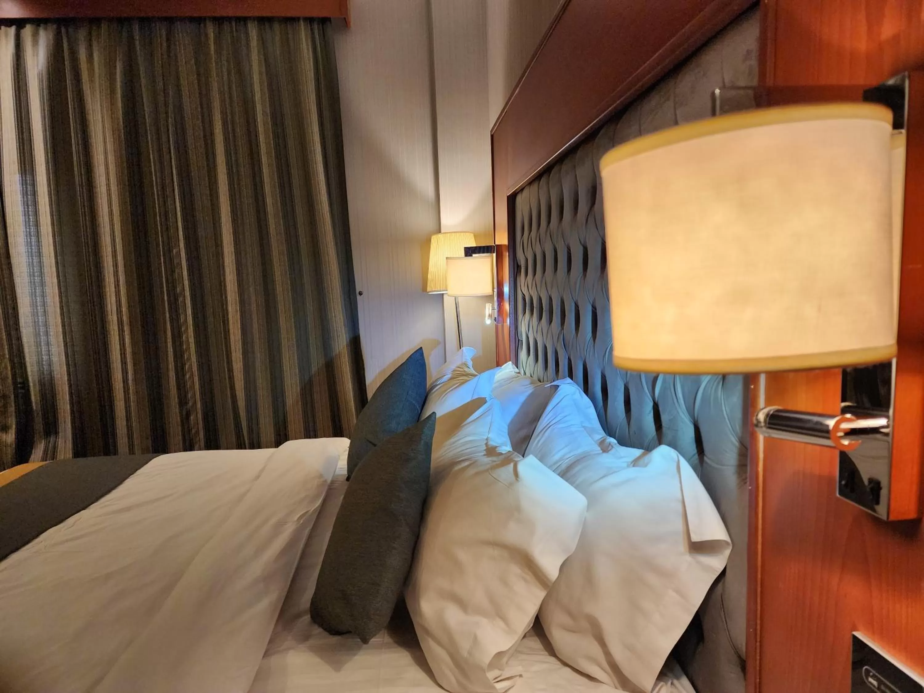 Bed in شاطيء الحياة للأجنحة الفندقية shaty alhayat