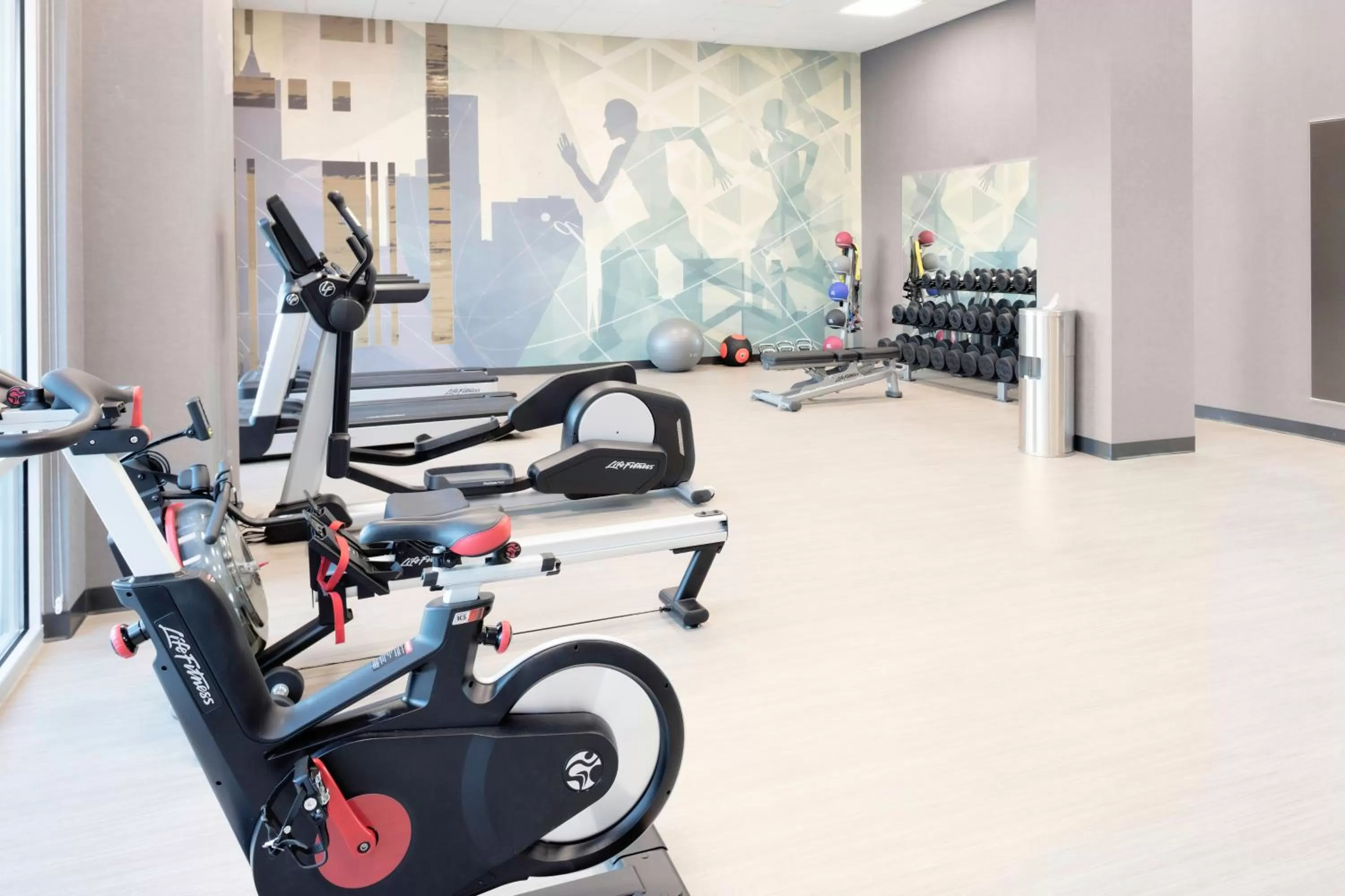 Fitness centre/facilities in Hyatt House Charlotte Rea Farms