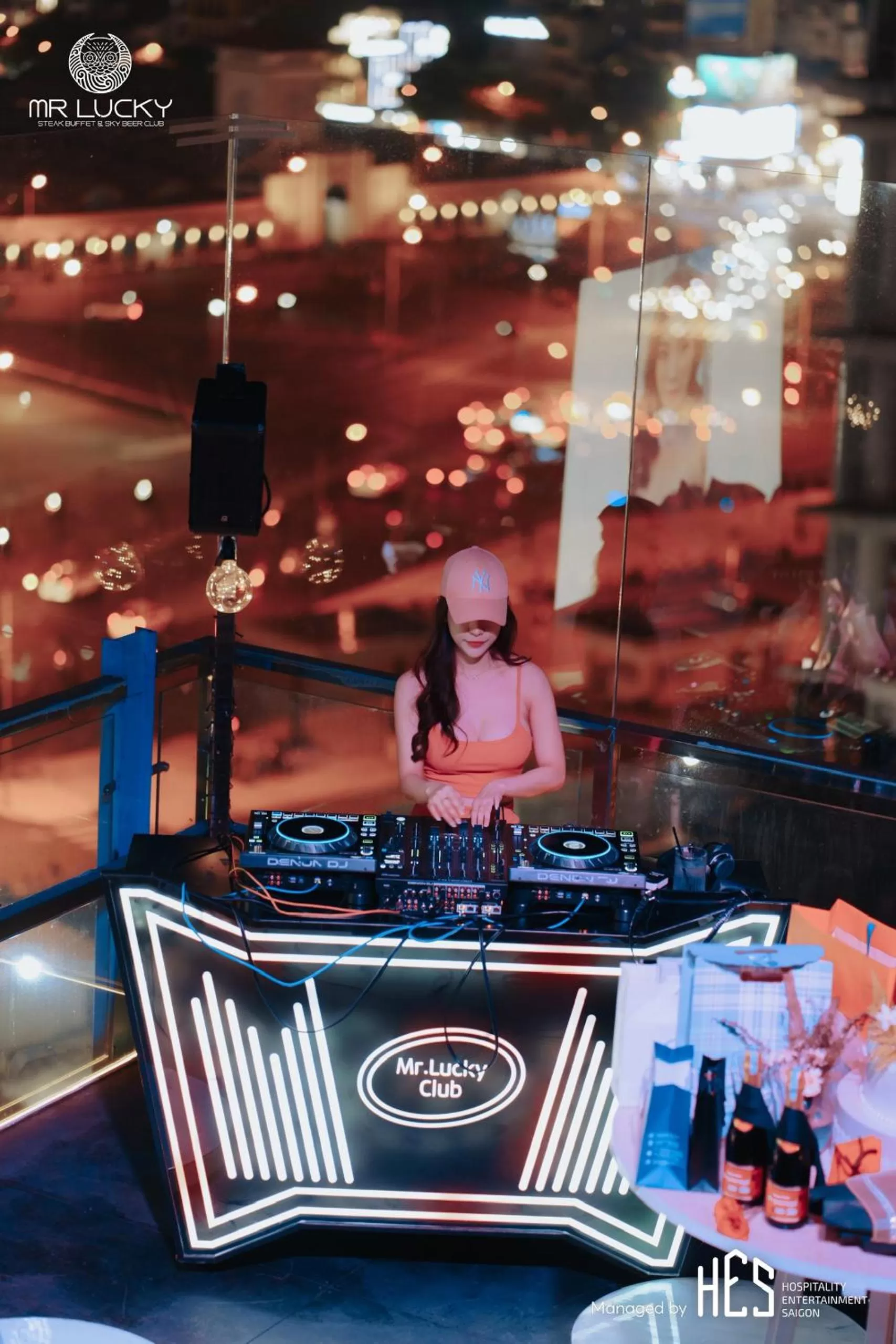 Pool view in Happy Life Grand Hotel & Rooftop Skybar