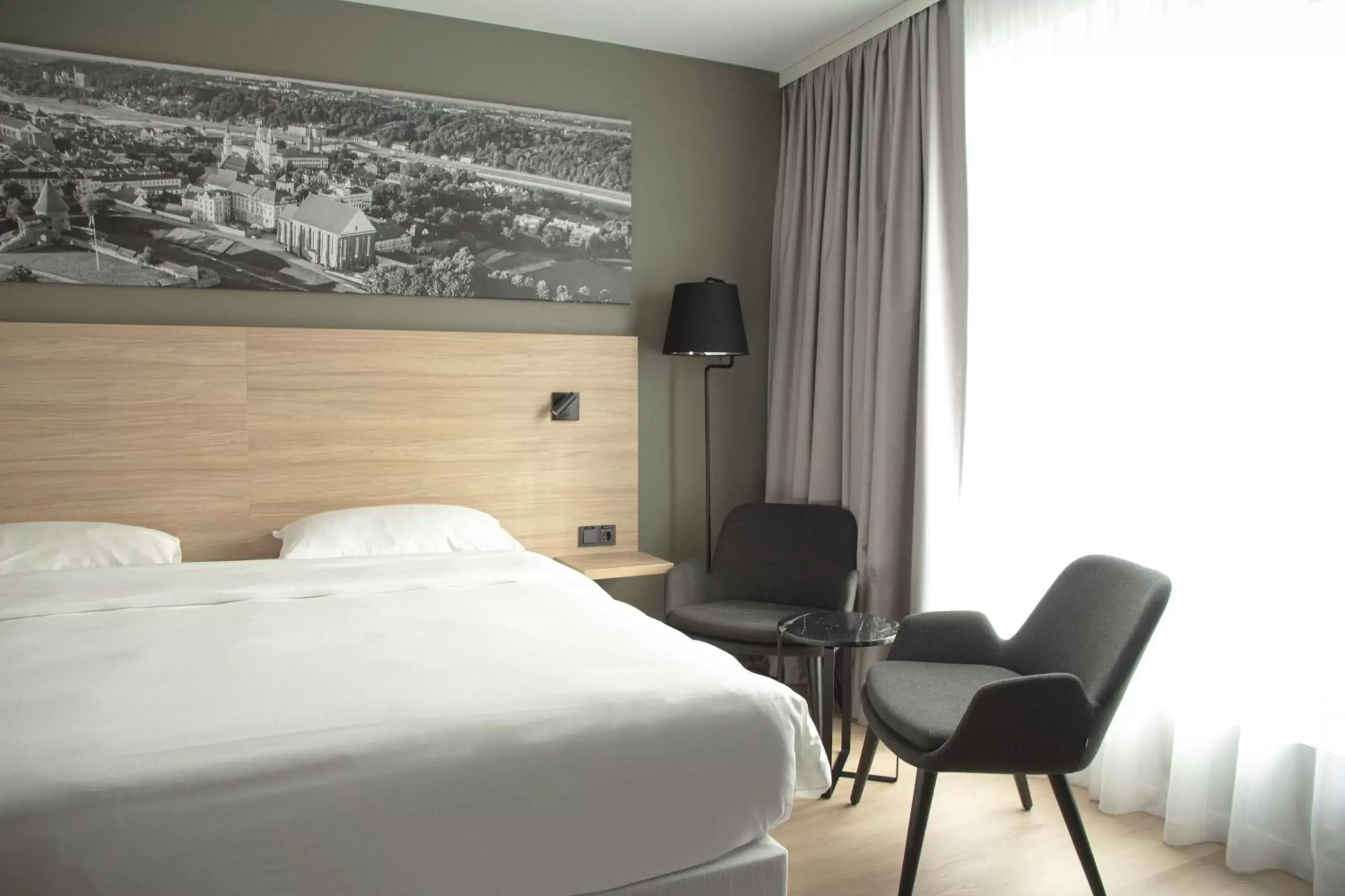 Bedroom, Bed in Park Inn by Radisson Vilnius Airport Hotel & Business Centre