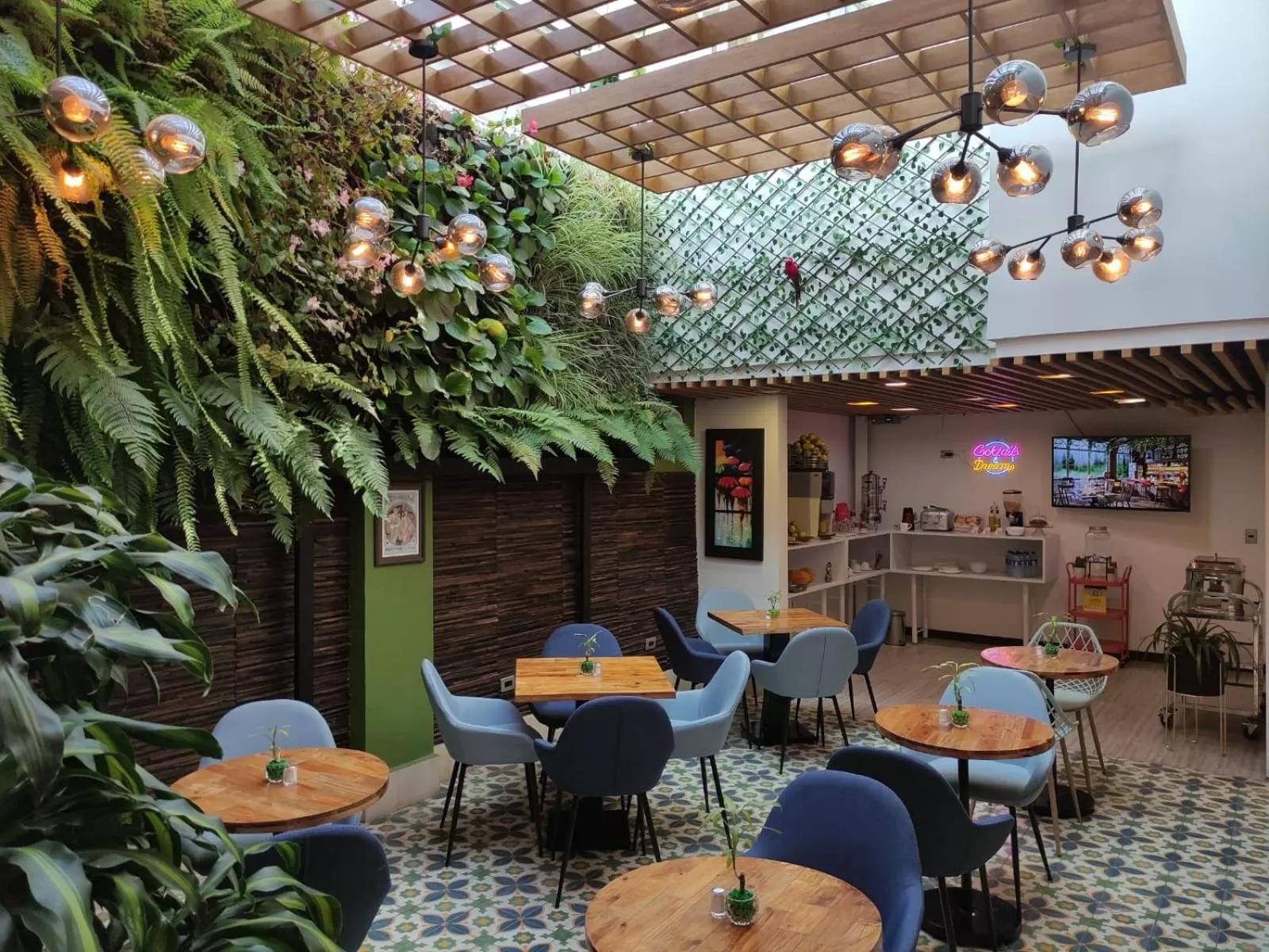 Restaurant/places to eat in Hotel Boutique Quinta Camacho