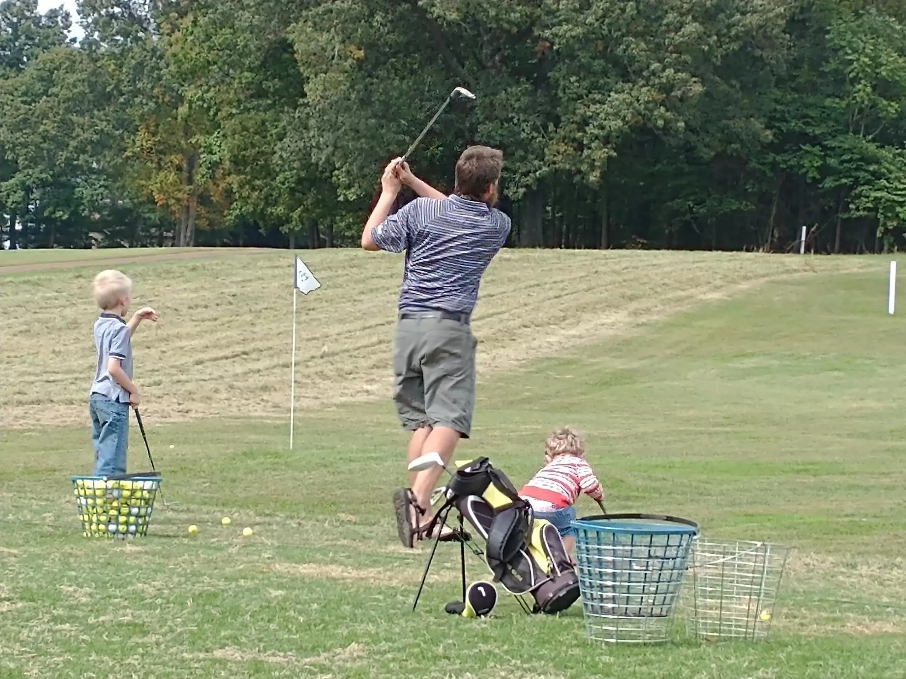 Golfcourse, Family in The Babcock House