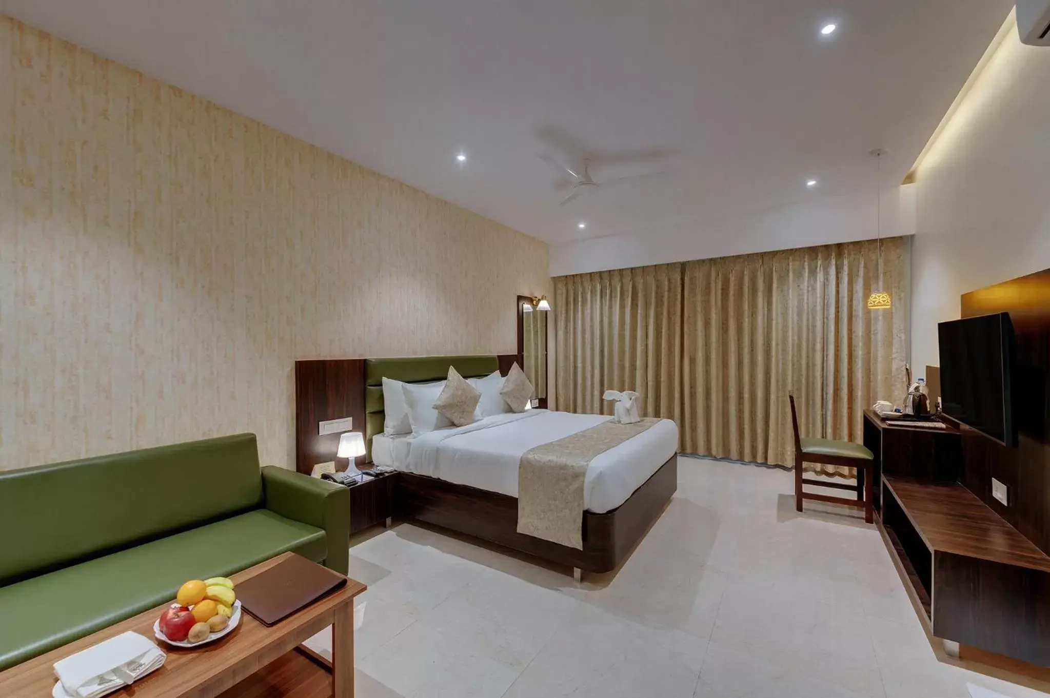 Bed in Guruprerna Beacon Resort, Dwarka