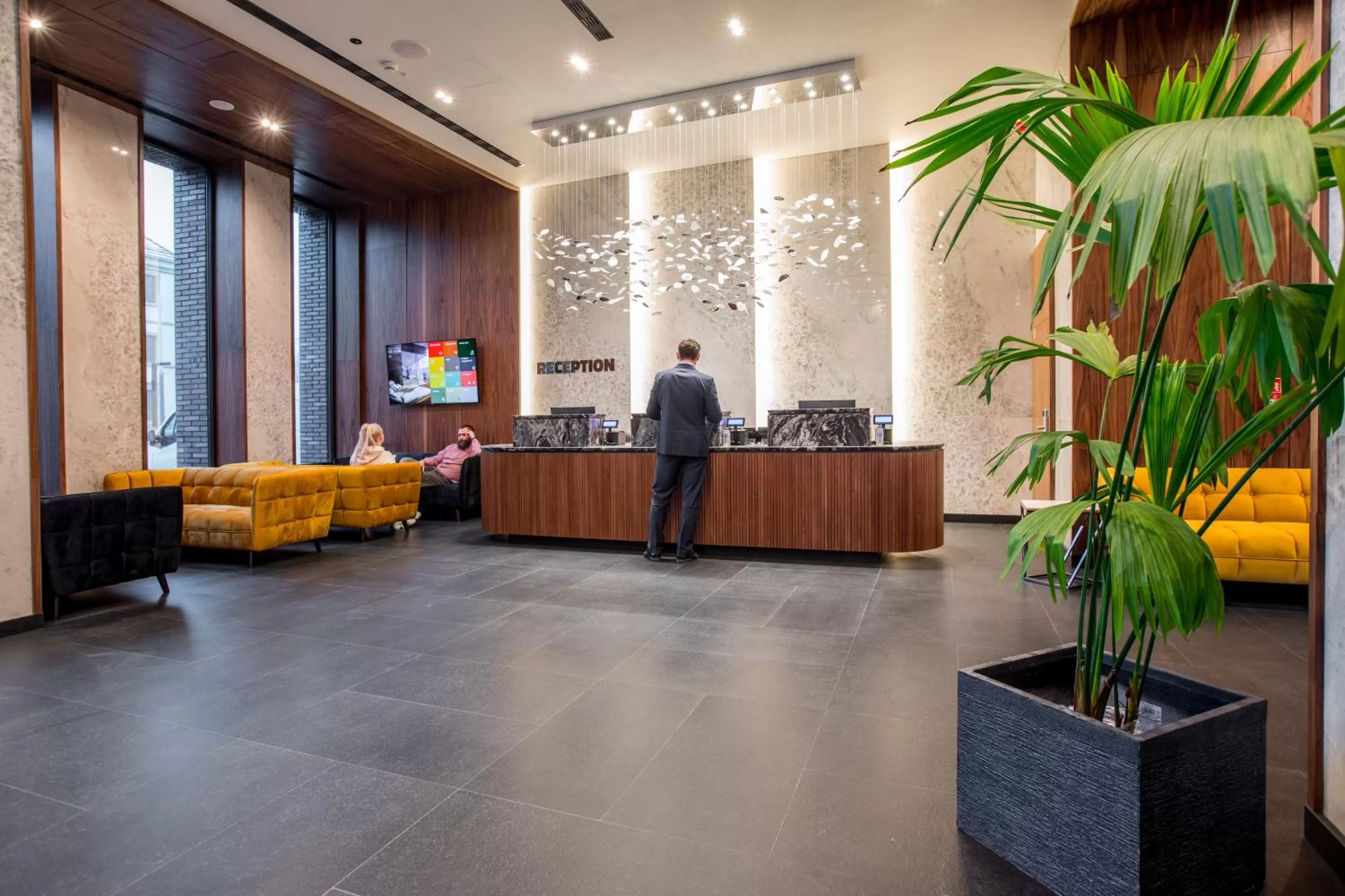 Lobby or reception in Hotel Diament Plaza Katowice