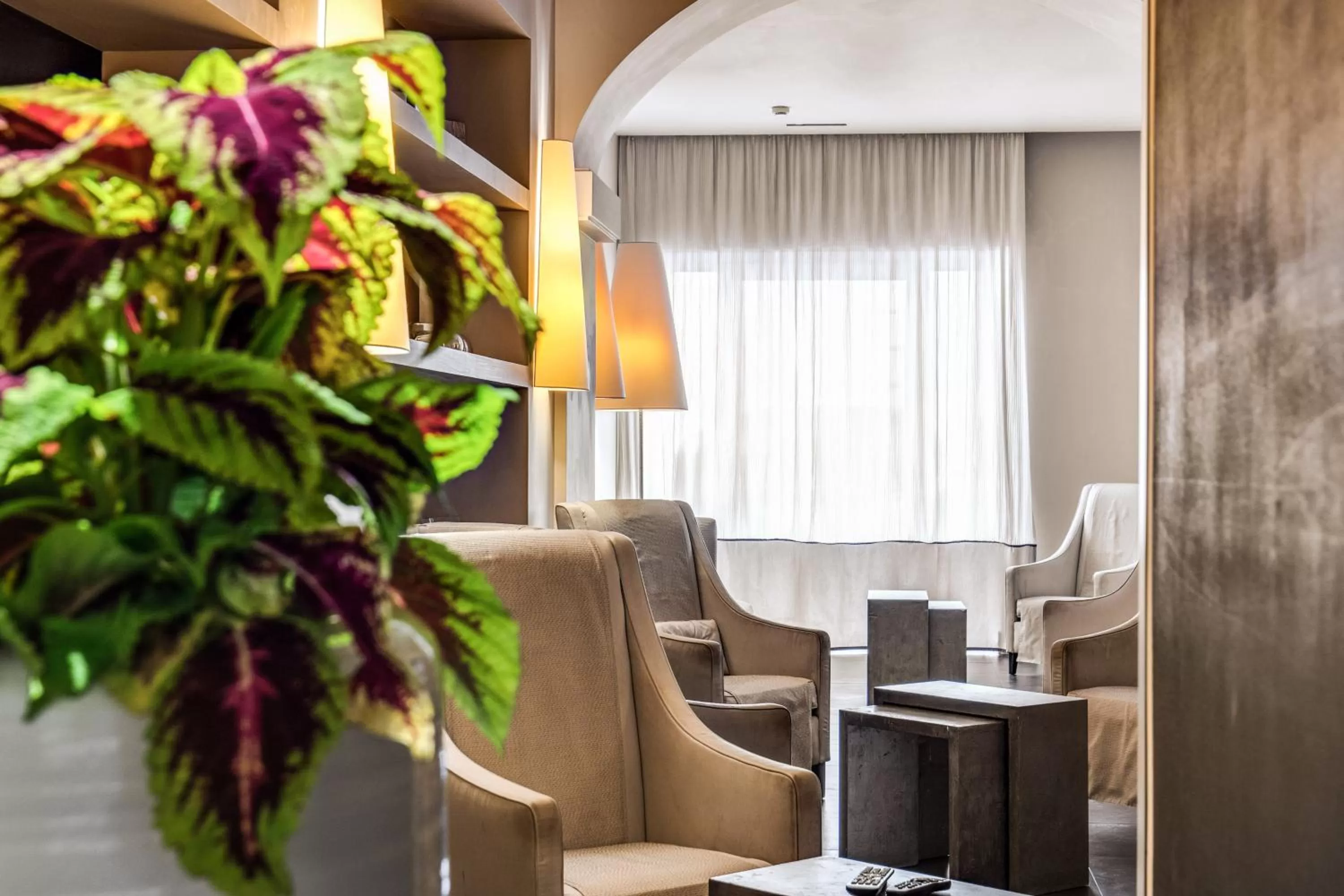 Communal lounge/ TV room in Hotel Villafranca