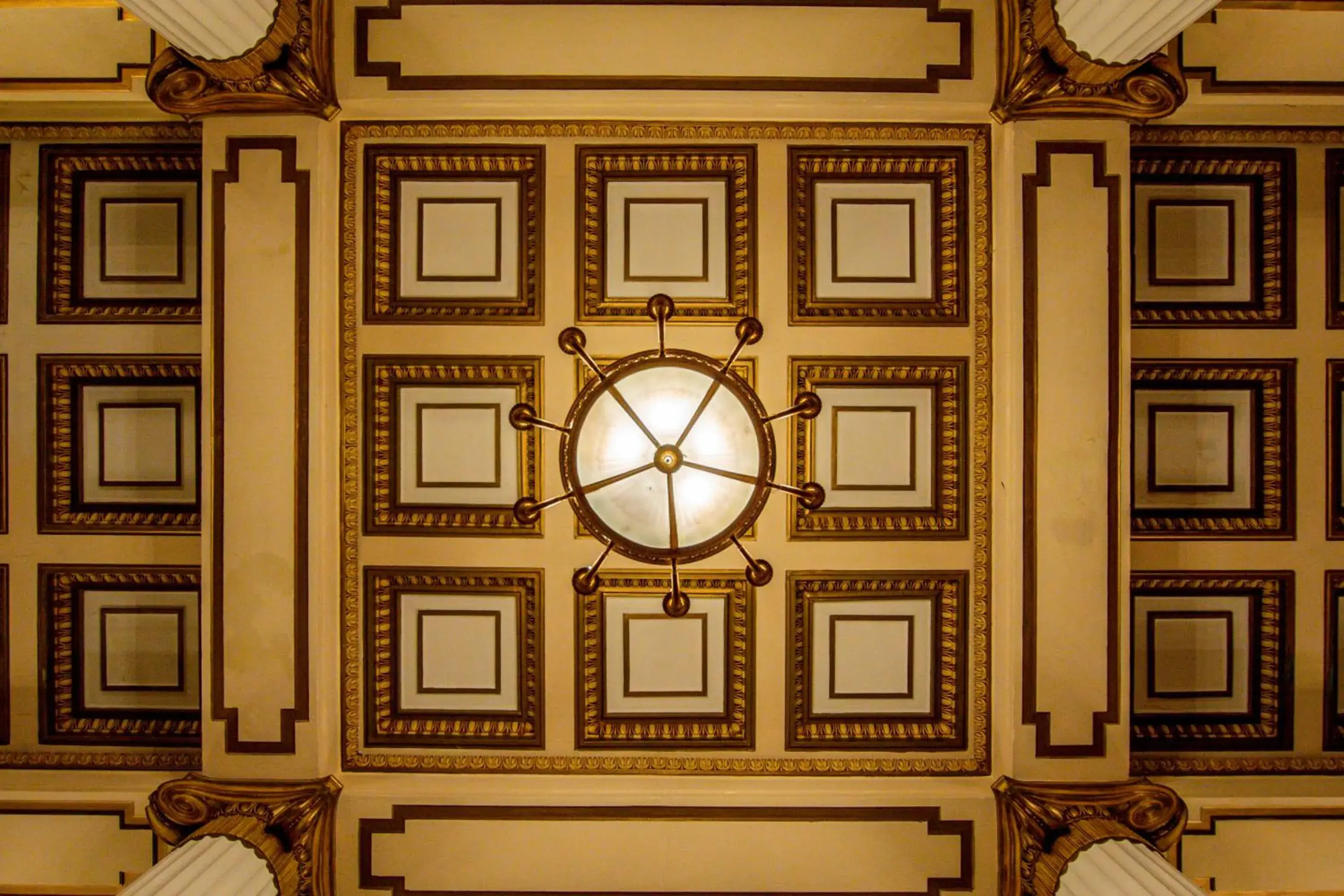 Decorative detail, Floor Plan in Adelphi Hotel