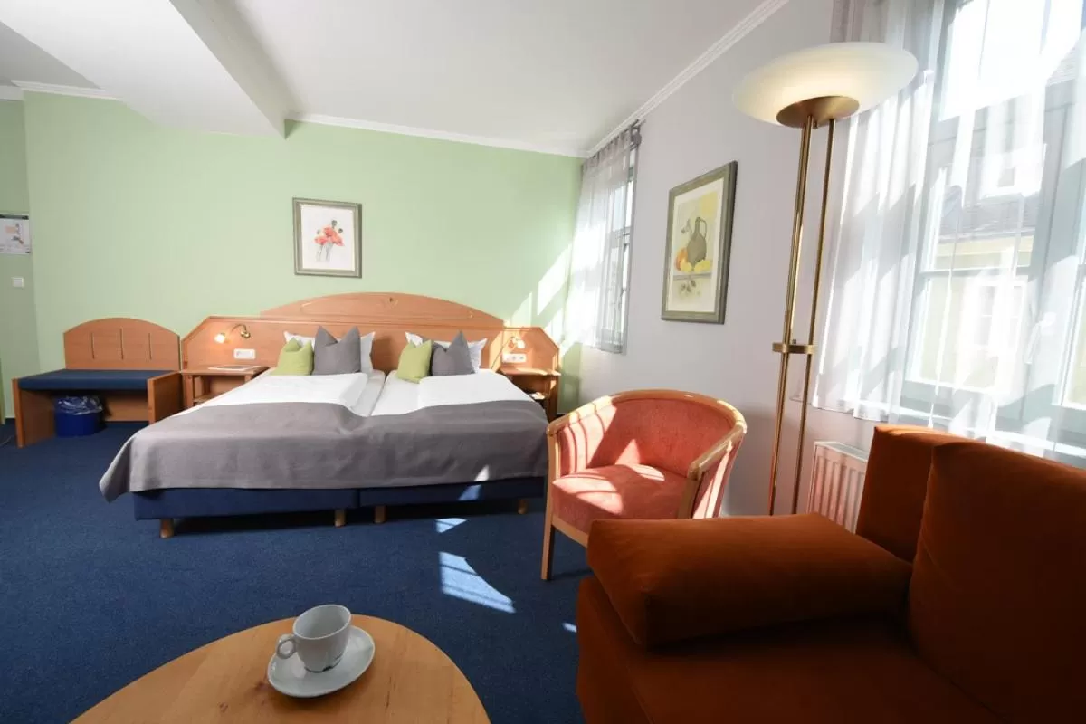 Bed in Hotel Anna Amalia