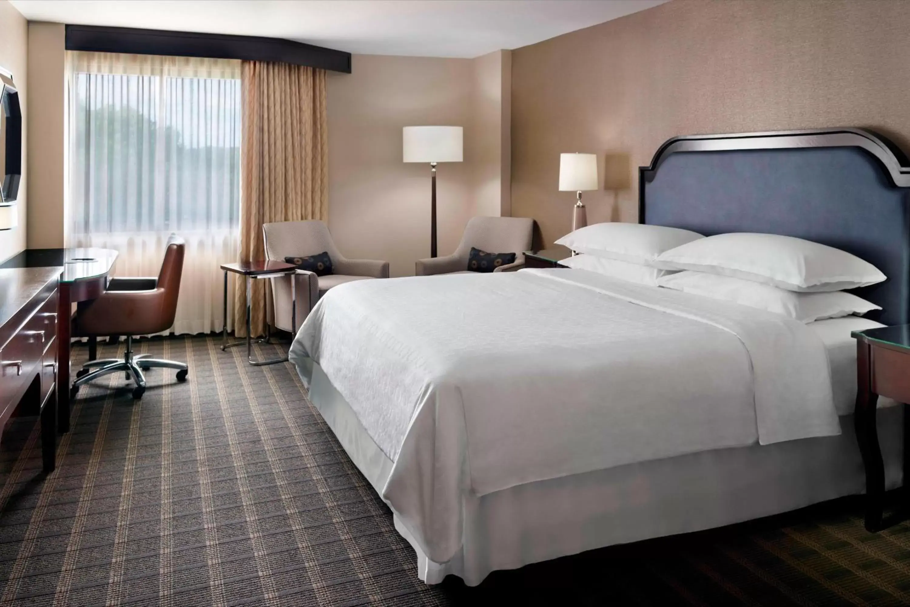 Photo of the whole room, Bed in Sheraton Charlotte Airport