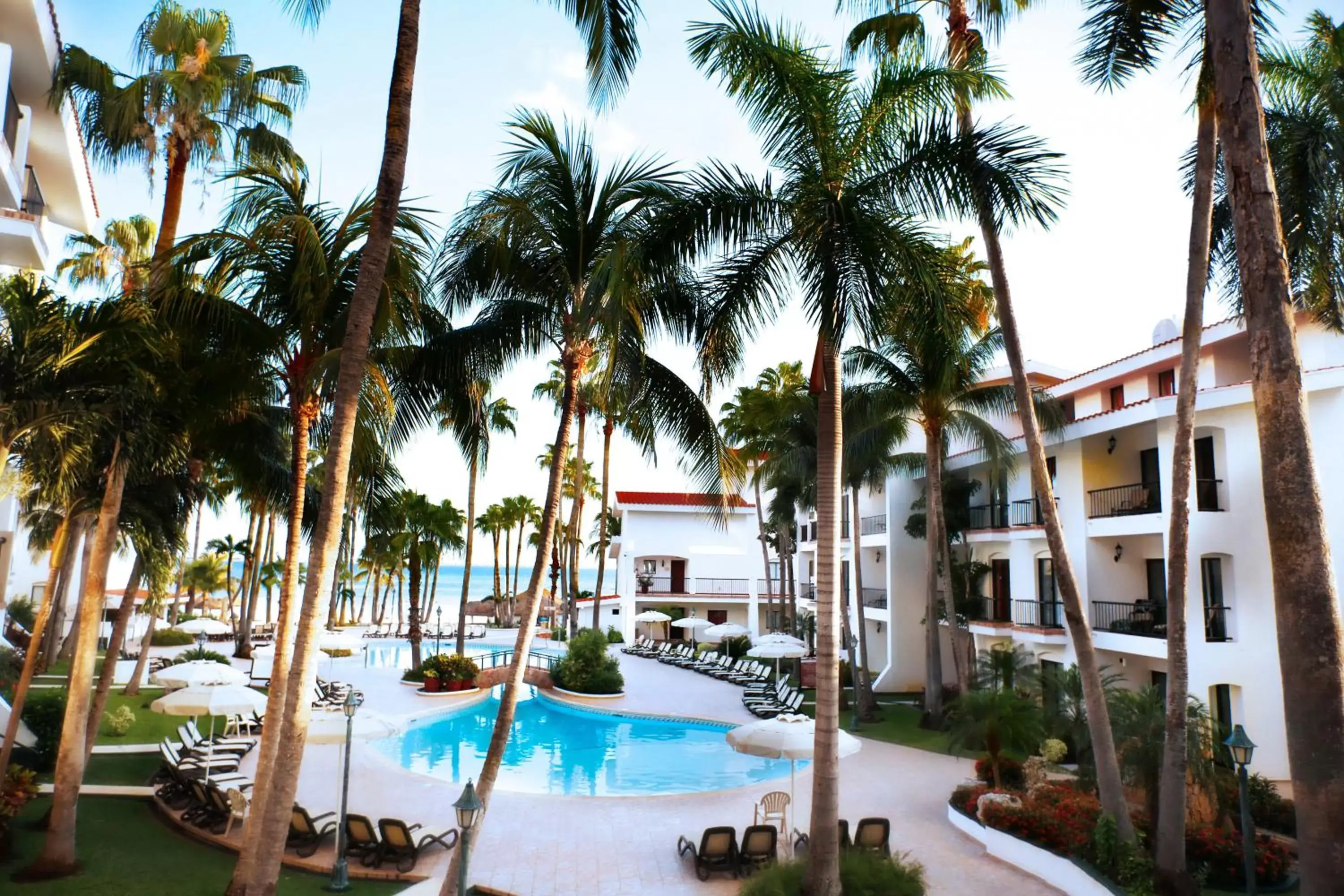 Garden, Swimming Pool in The Royal Cancun - All Suites Resort